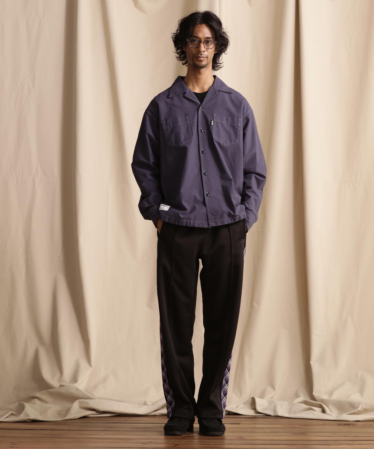 LS FLANNEL SHIRT PLAIN/プレーン フランネルシャツ | Schott