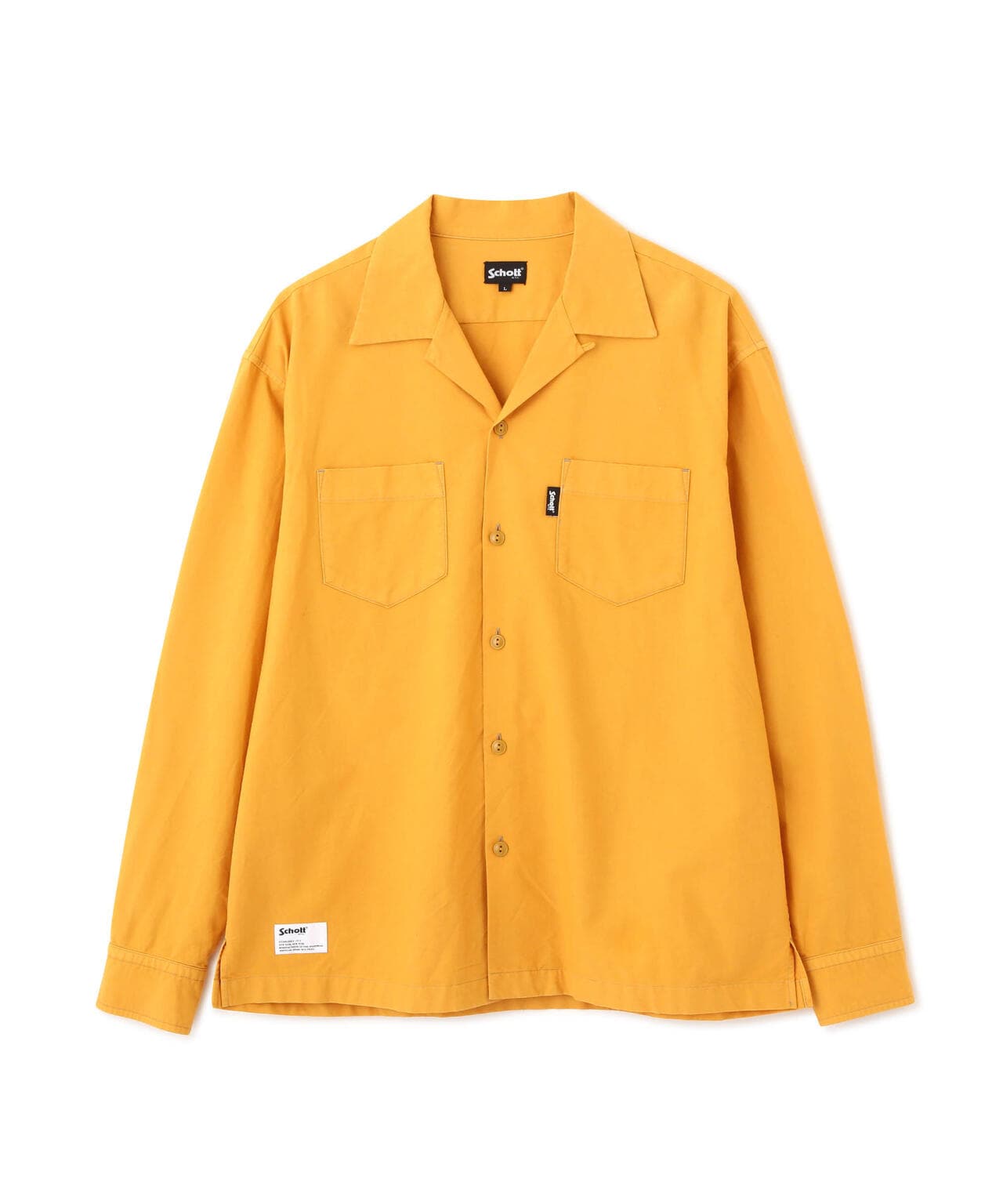 Schott　シャツジャケット LS FLANNEL SHIRT PLAIN/プレーン フランネルシャツ | Schott