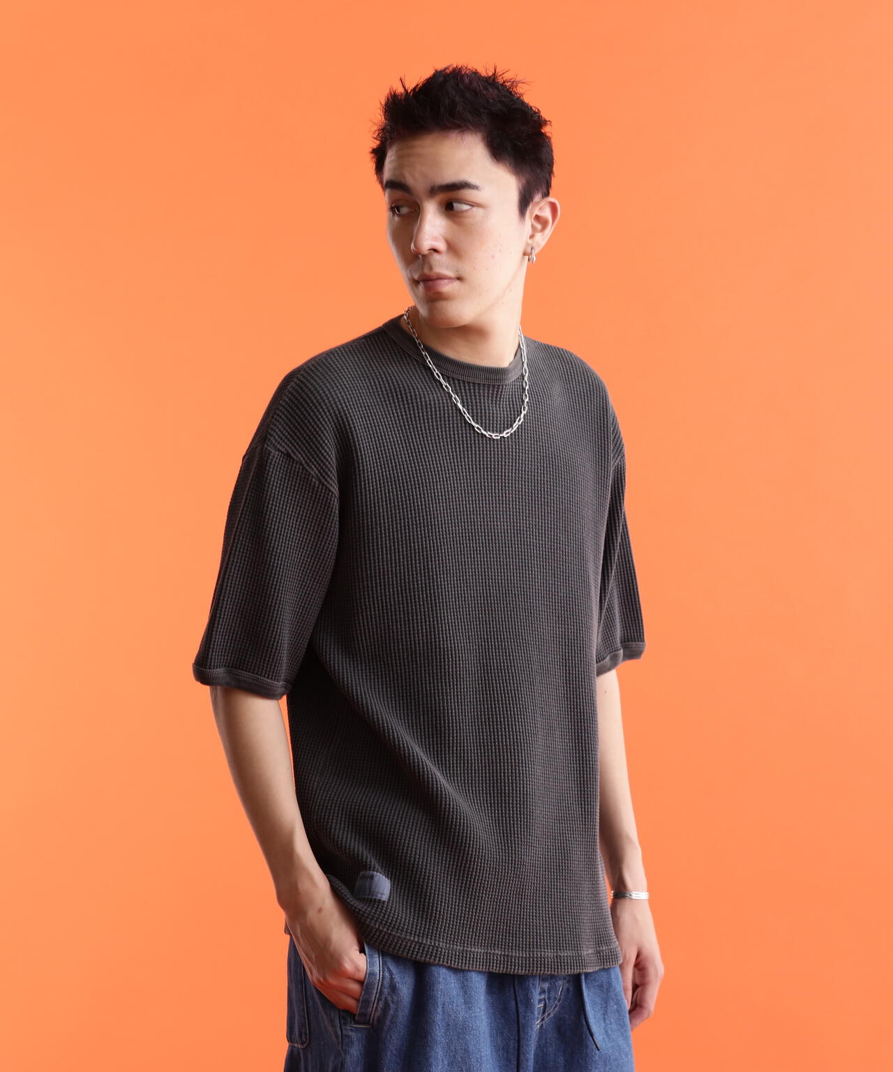 THERMAL PIGMENT O/D S/S T-SHIRT/サーマル オーバーダイ T