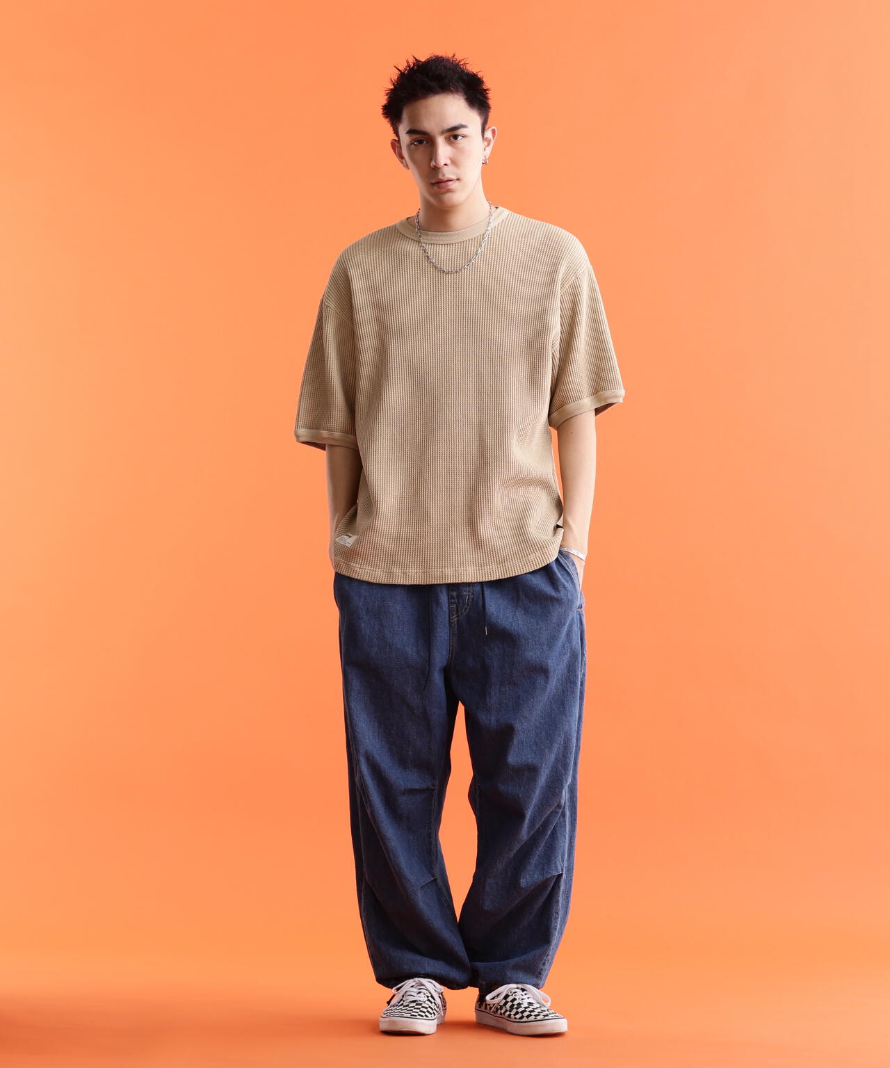 THERMAL PIGMENT O／D S／S T-SHIRT／サーマル オーバーダイ Tシャツ