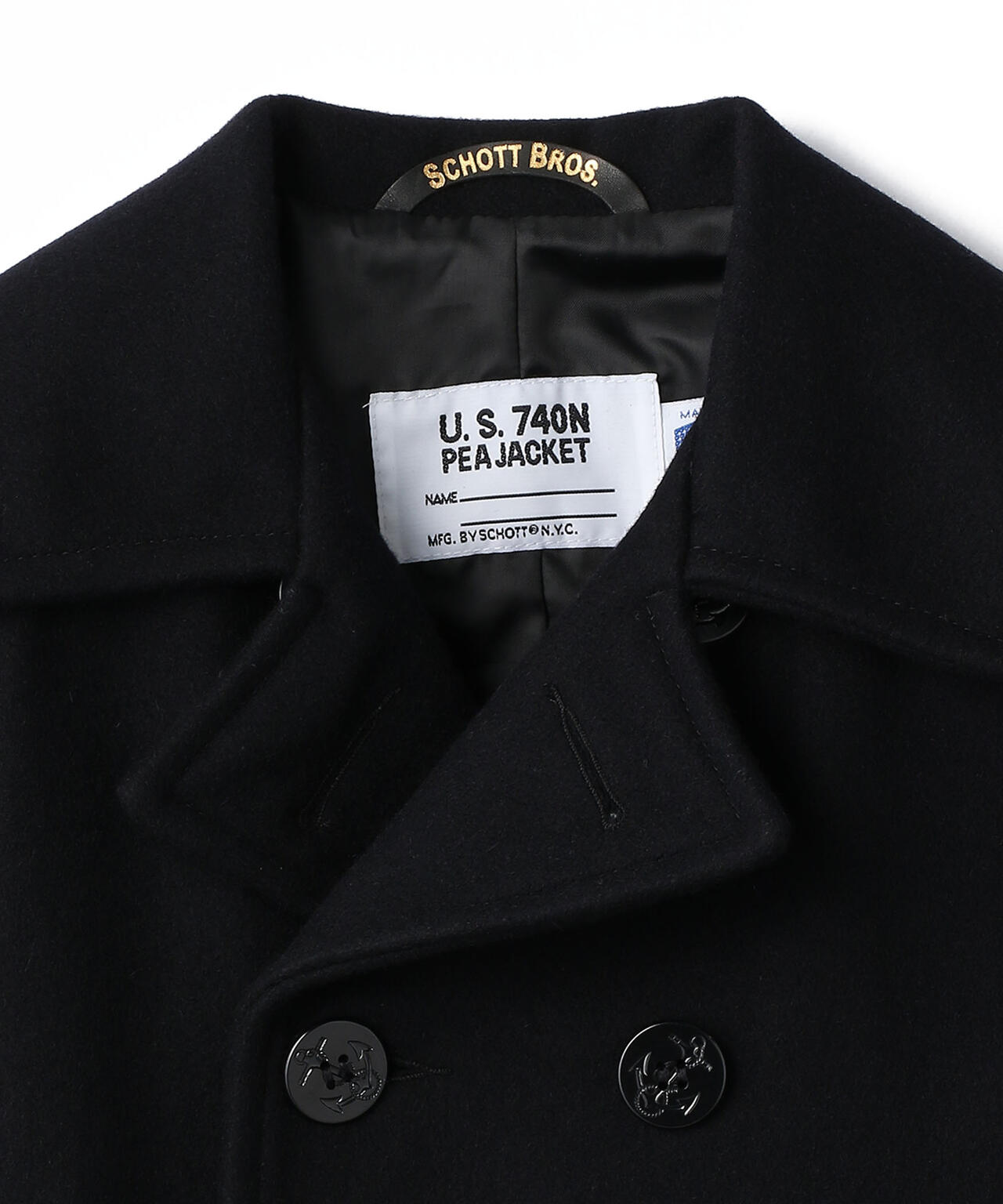753US PEA COAT 24oz/ピーコート 24オンス | Schott（ショット