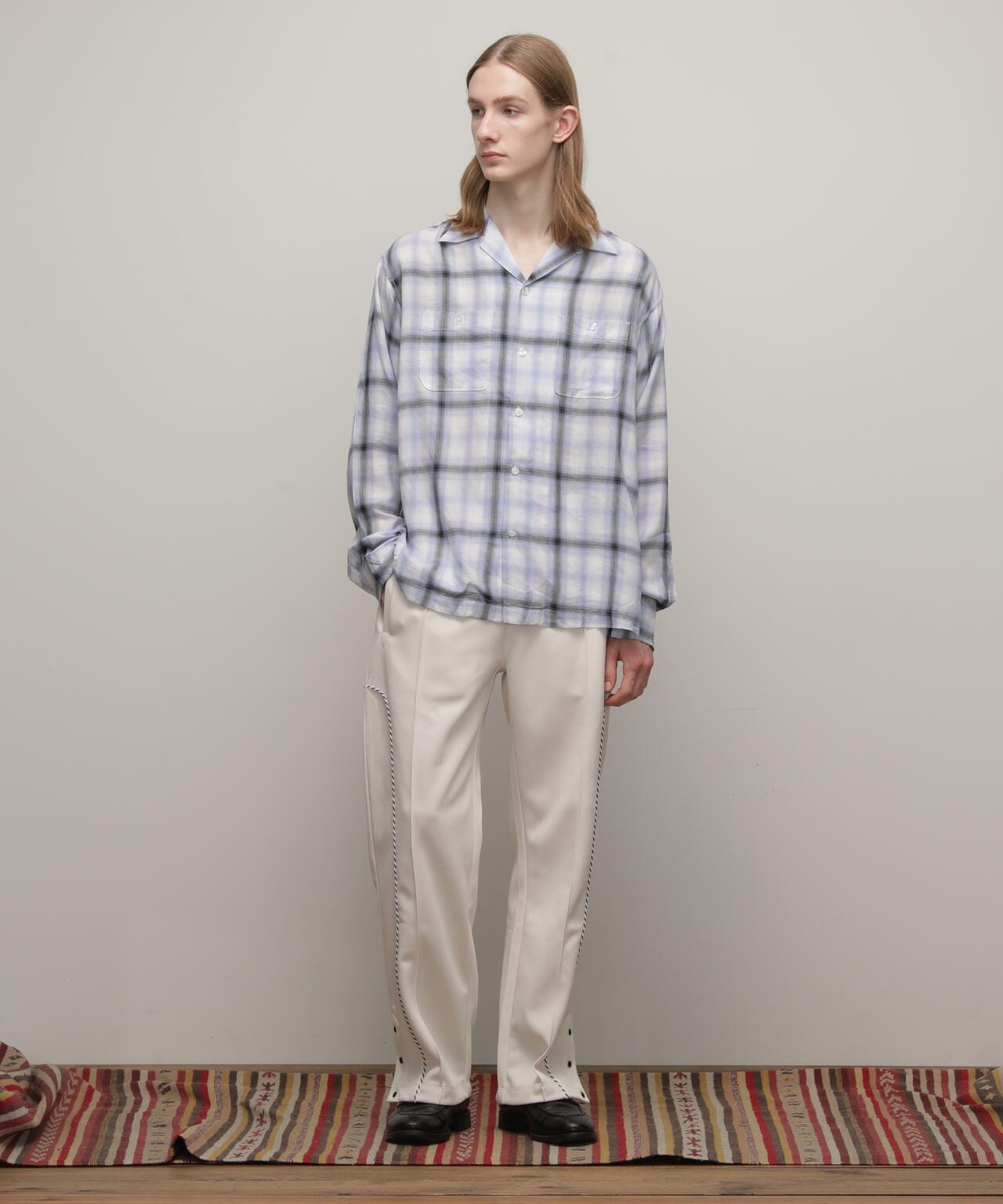OMBRE CHECK LS SHIRT/ オンブレチェック ロングスリーブシャツ