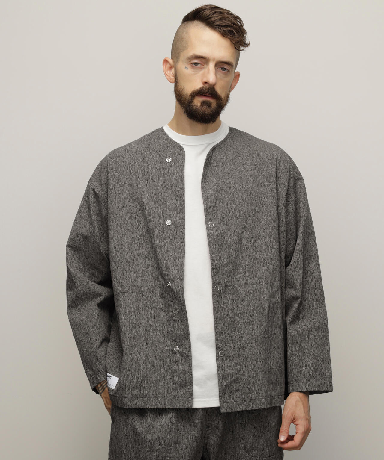 COTTON COVERT SLEEPING SHIRT/コットン コバート スリーピングシャツ