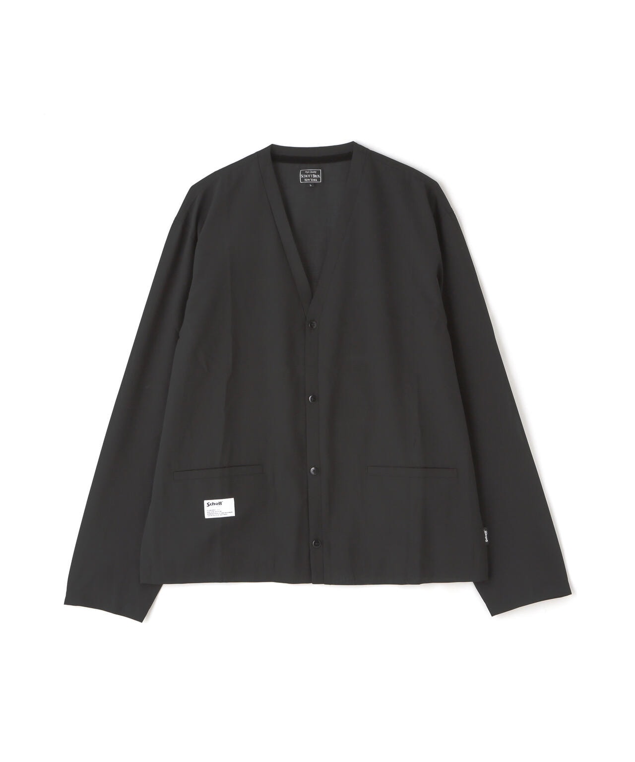 SLUB CHIFFON CARDIGAN/スラブシフォン カーディガン | Schott