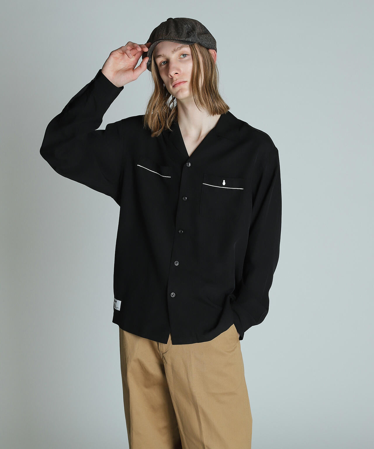 Schott ボウリングシャツ L ホワイト Schott ボウリングシャツ L