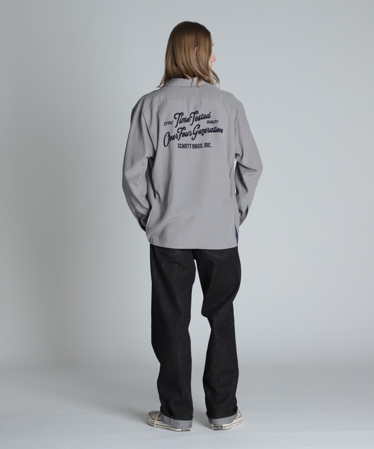 BOWLING LS SHIRT/ボーリング ロングスリーブシャツ | Schott