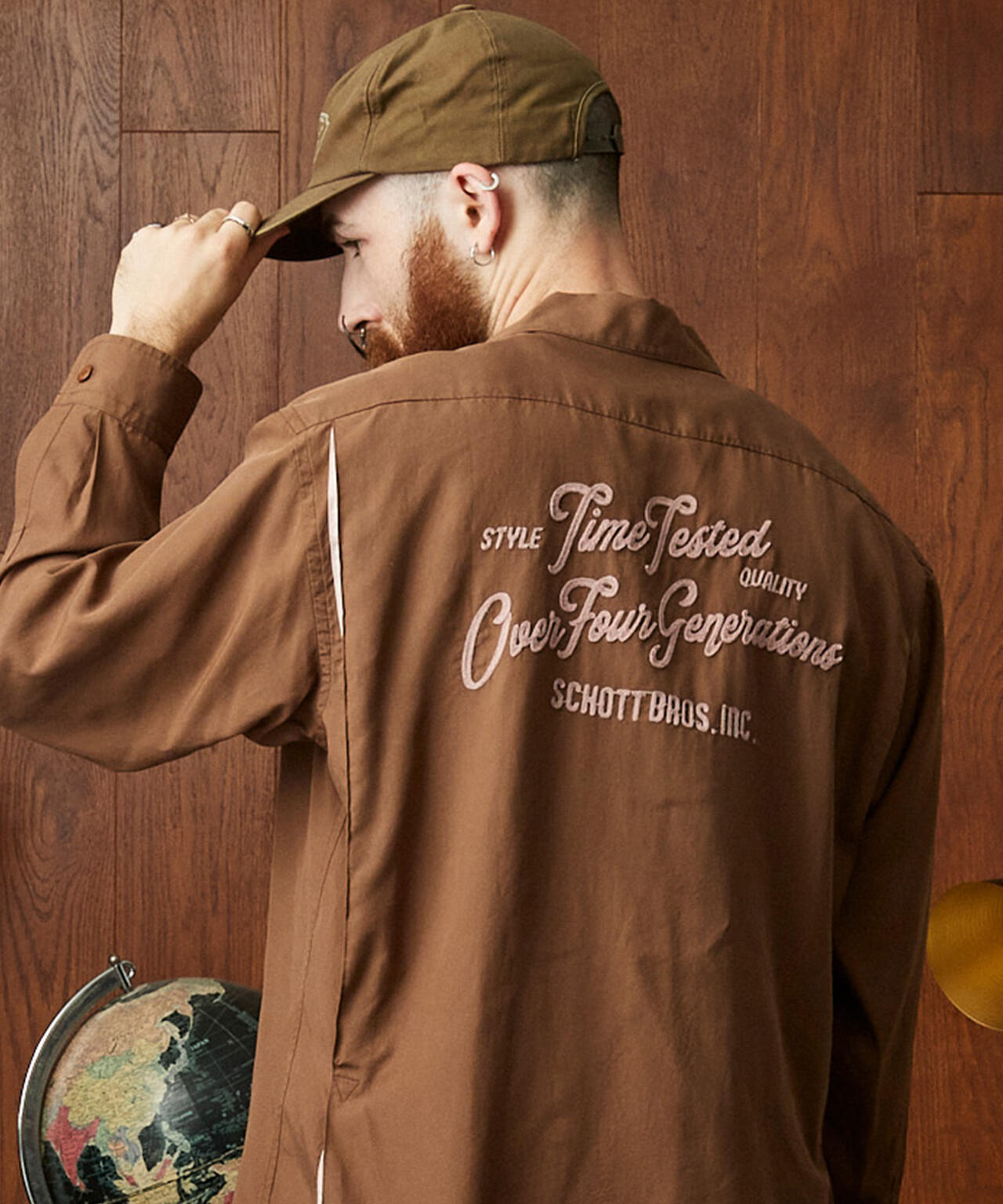 BOWLING LS SHIRT/ボーリング ロングスリーブシャツ | Schott