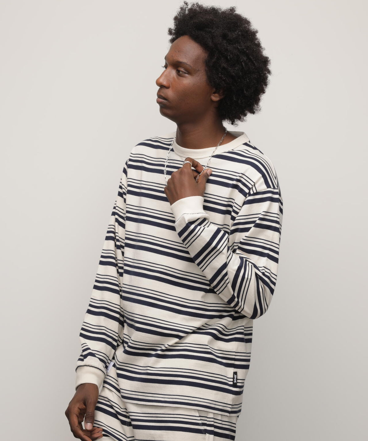 HORIZONTAL STRIPES LS T-SHIRT/ホライゾンタル ストライプ LS Tシャツ 