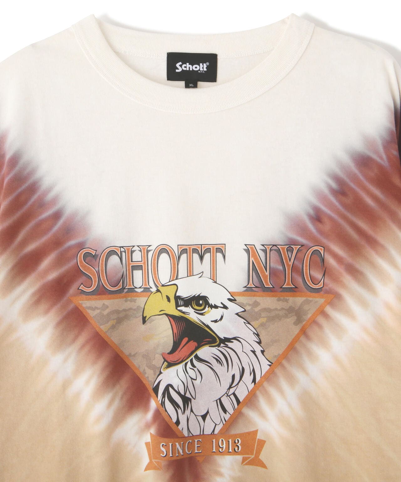 TIE-DYE EAGLE LS T-SHIRT/タイダイ イーグルロンT | Schott（ショット