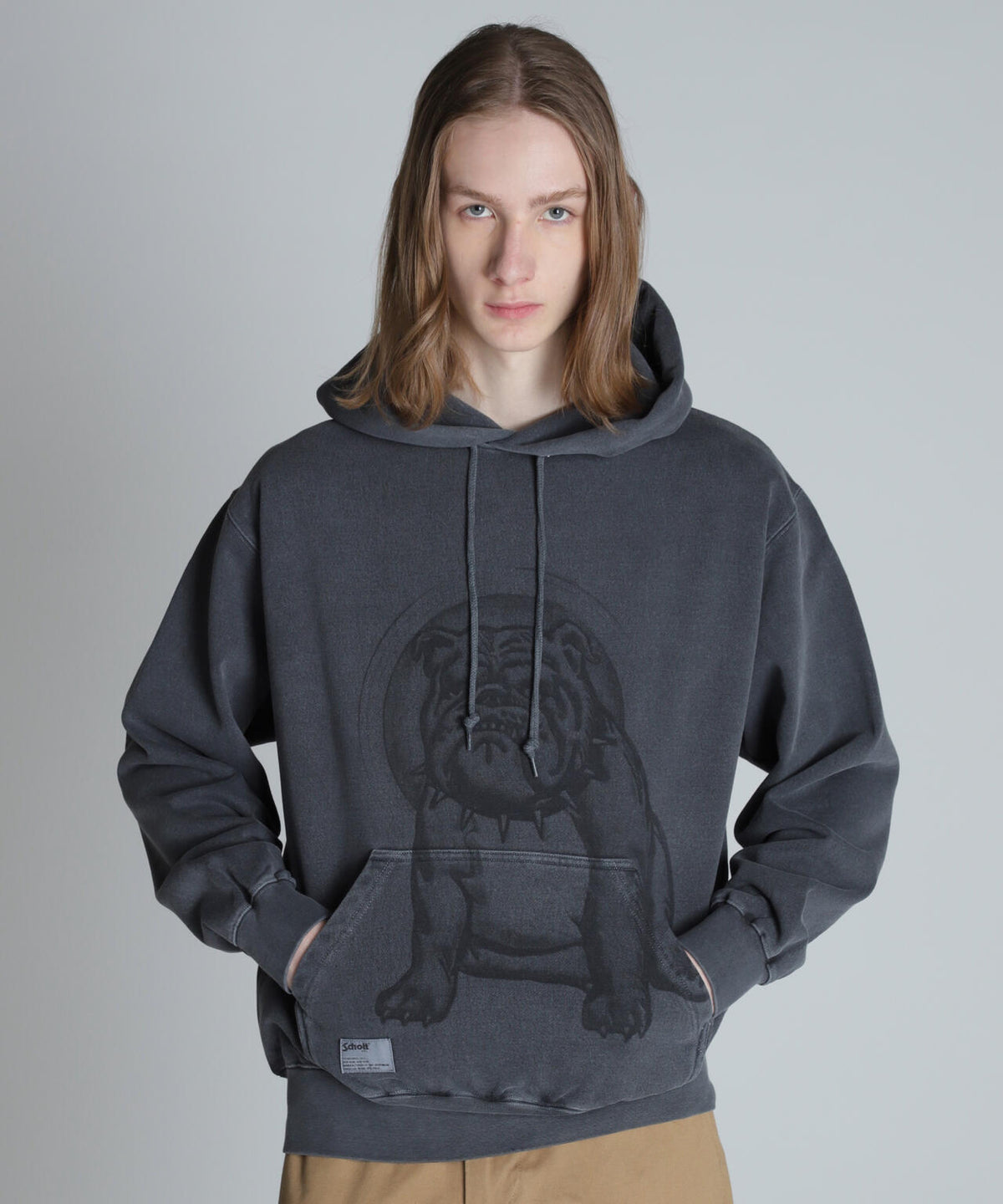 PRINT BULL HOODED SWEAT/プリントブル フーディースウェット | Schott 