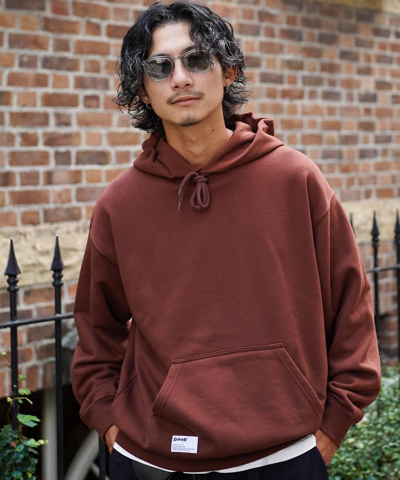 HOODED SWEAT AMERICAN BOY/アメリカンボーイ パーカー | Schott
