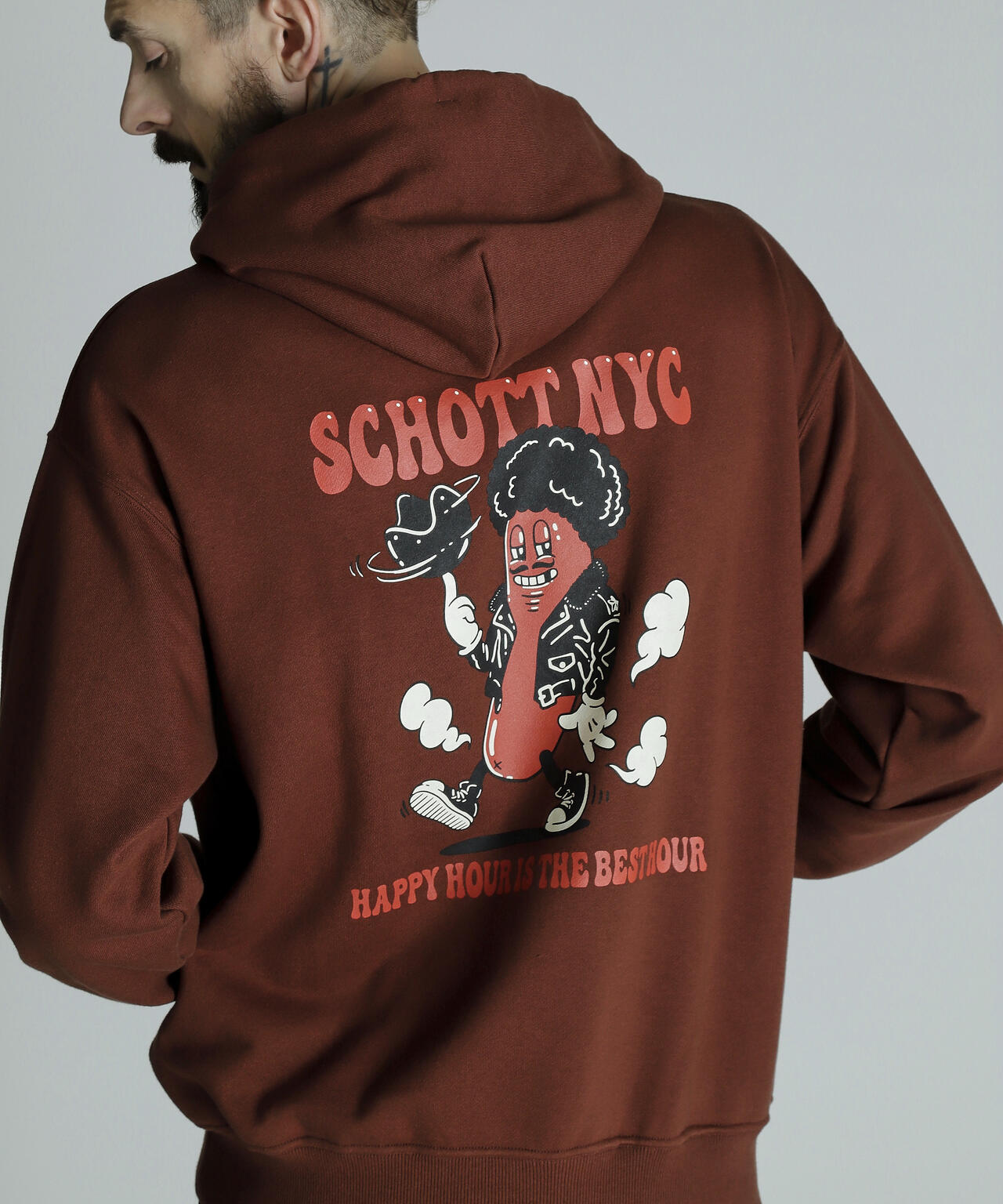 HOODED SWEAT AMERICAN BOY/アメリカンボーイ パーカー | Schott