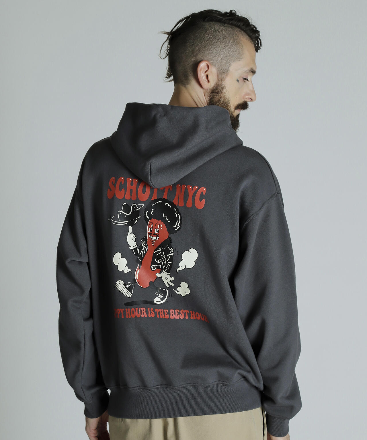 HOODED SWEAT AMERICAN BOY/アメリカンボーイ パーカー | Schott