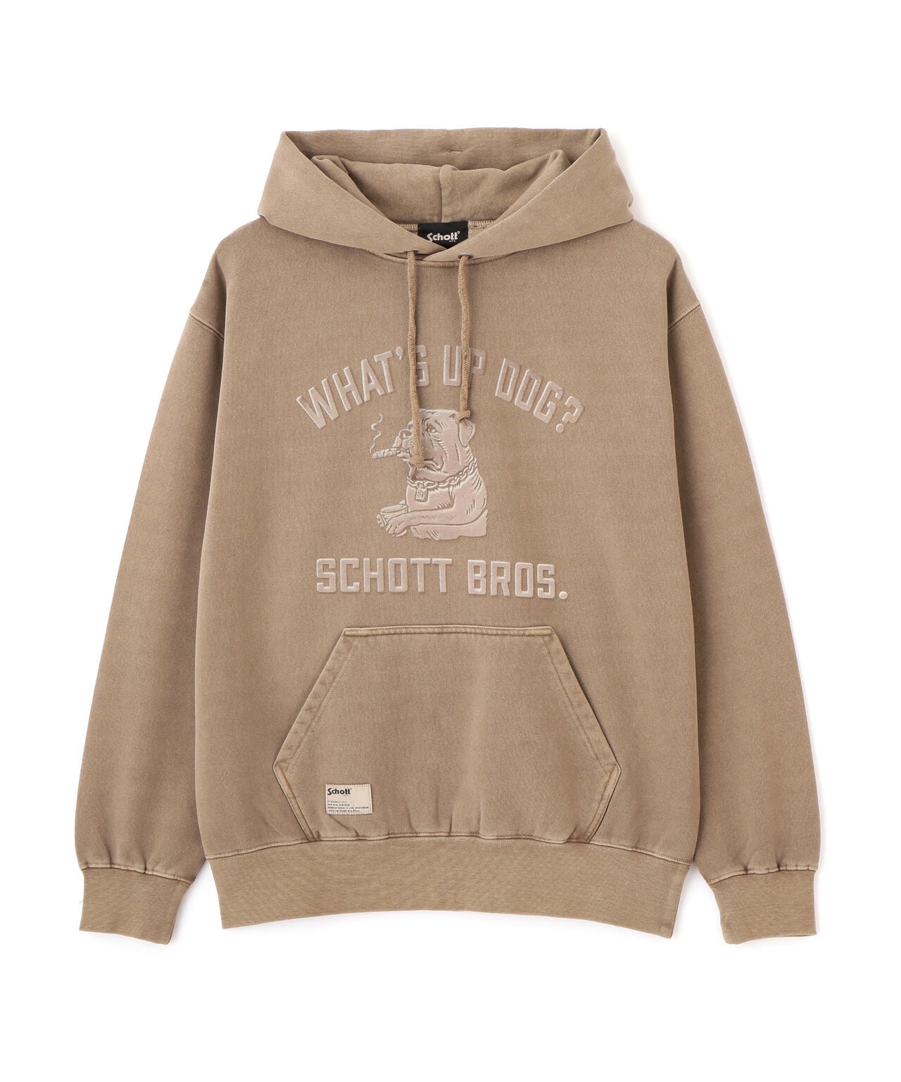 HOODED SWEAT FLOCKY CHILL ROTTWEILER/フロッキー チルロットワイラー
