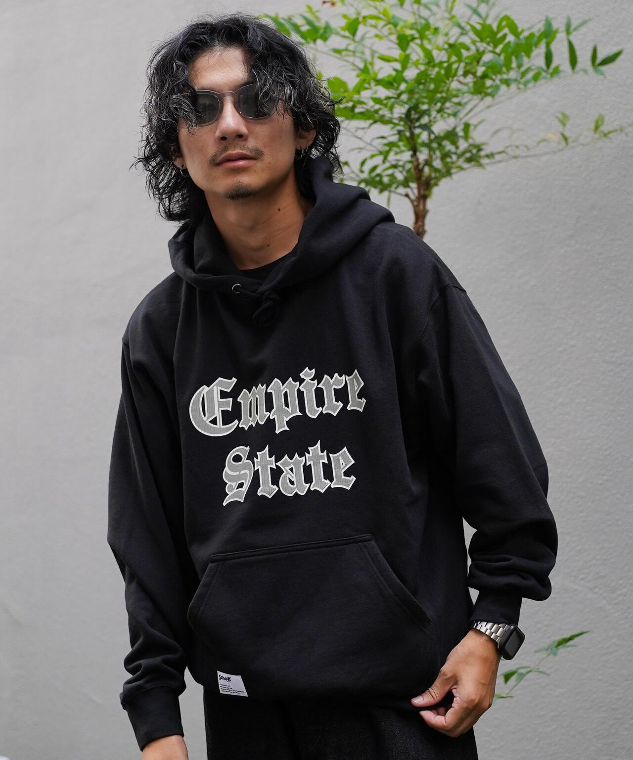HOODED SWEAT EMPIRE STATE/パーカー エンパイア ステート | Schott