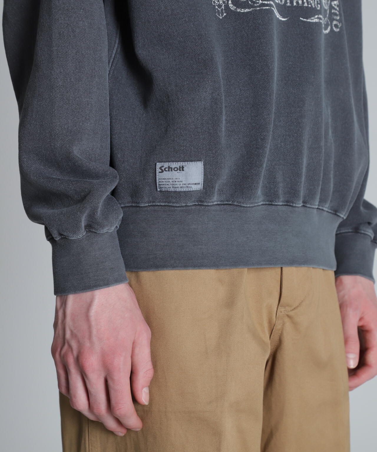SQUARE LOGO CREW SWEAT/スクエアロゴ クルースウェット | Schott