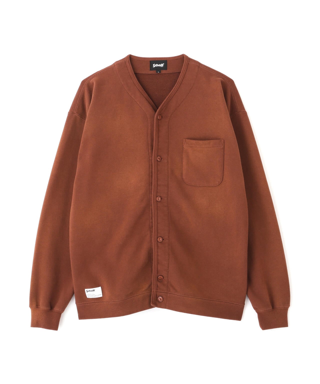 ベイフロー メンズファッション フェードカラーカーディガン