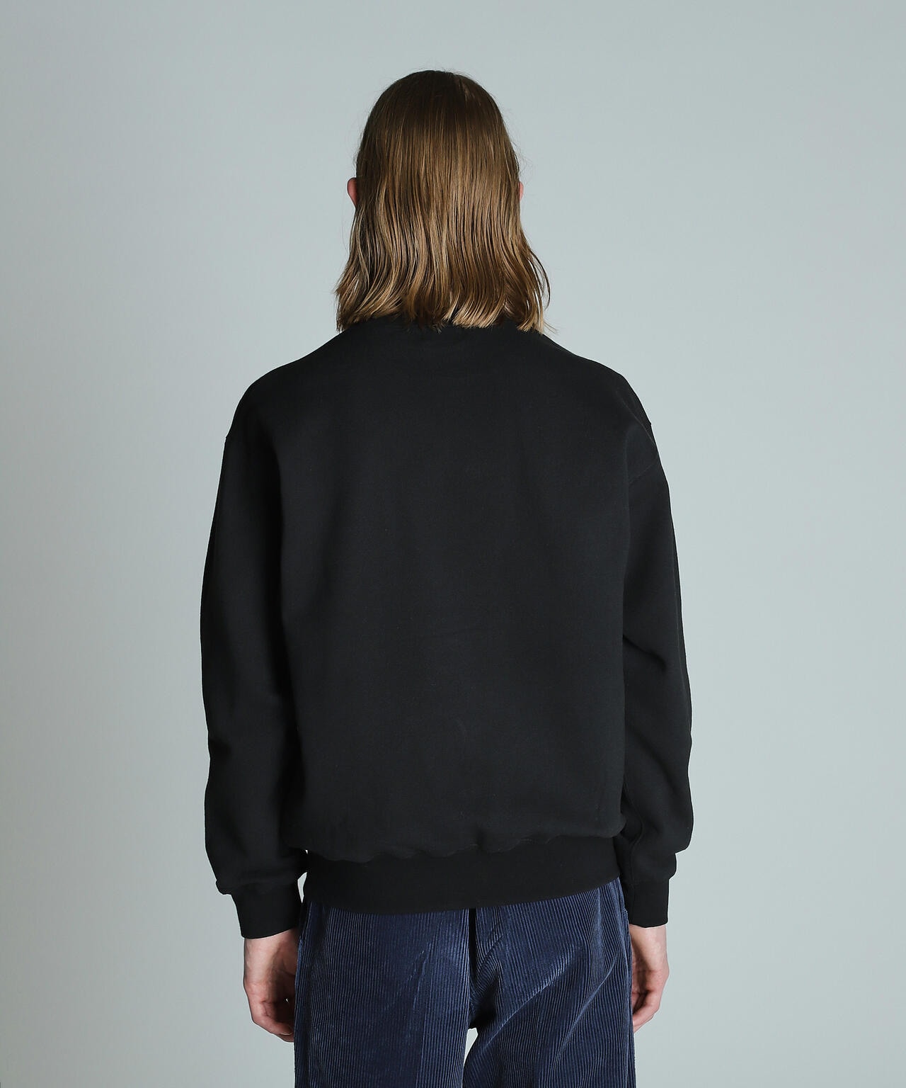 Creek ブラック スウェット M モールス”ビッグシルエット刺繍スウェット（ブラック