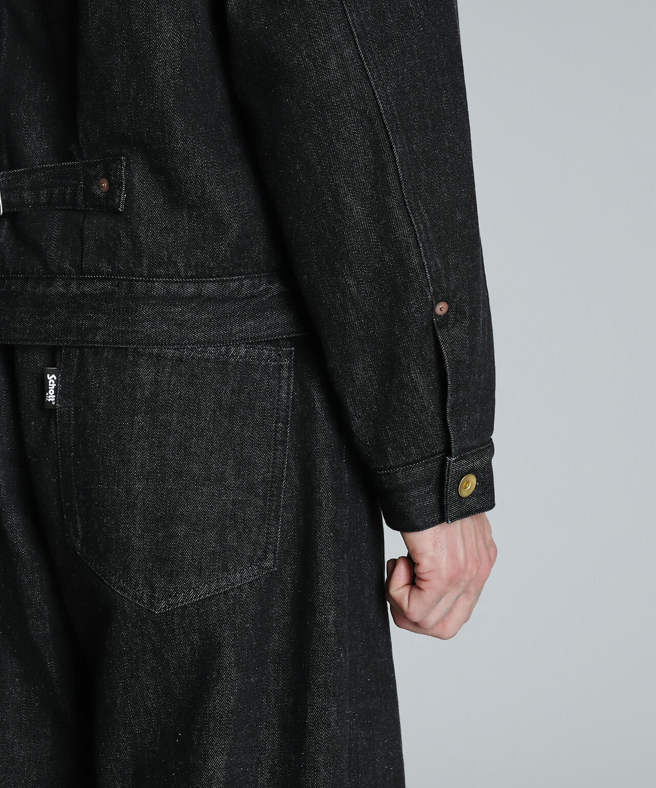 LOT. 114 BLACK DENIM JACKET/ブラックデニムジャケット | Schott