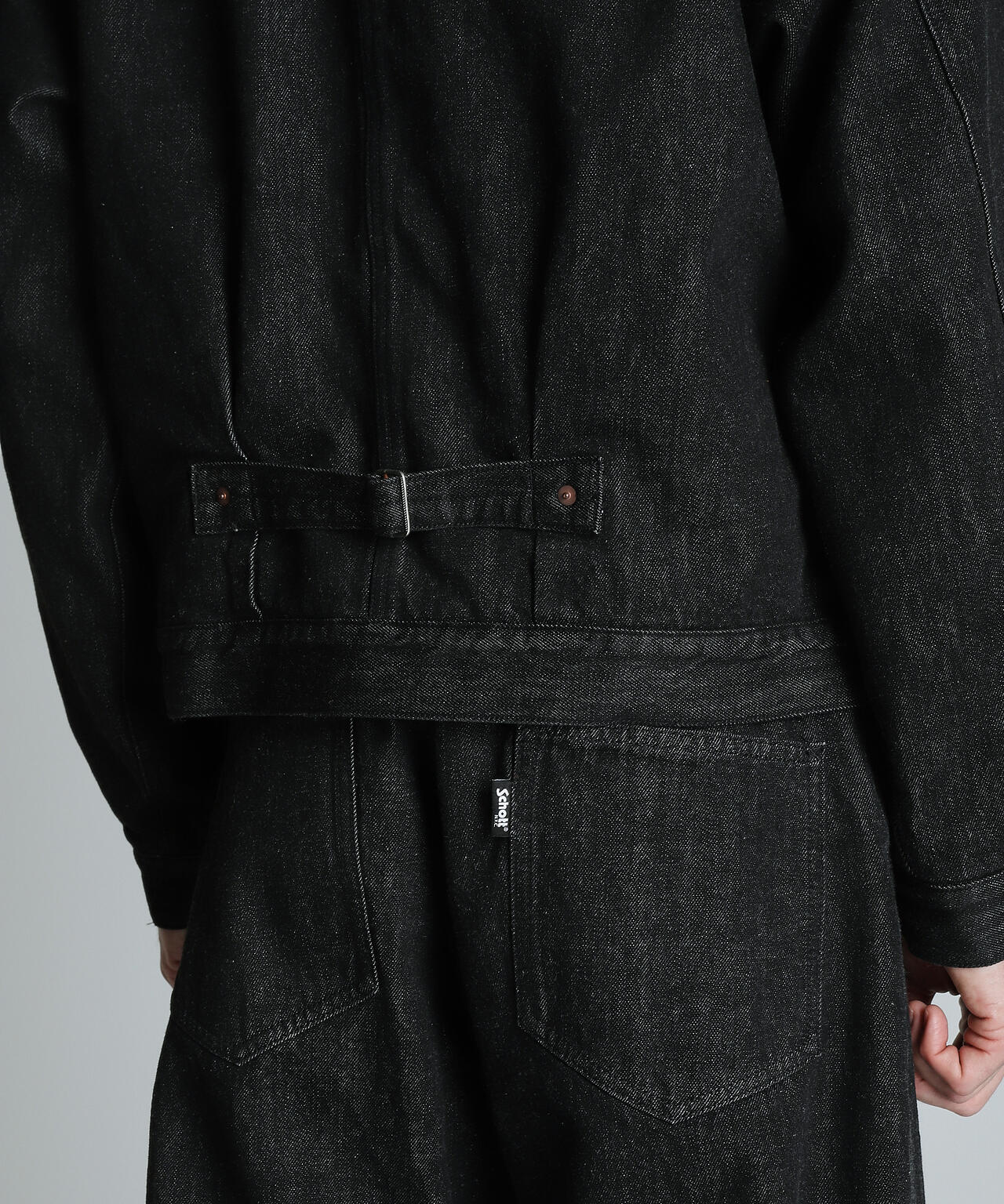 LOT. 114 BLACK DENIM JACKET/ブラックデニムジャケット | Schott