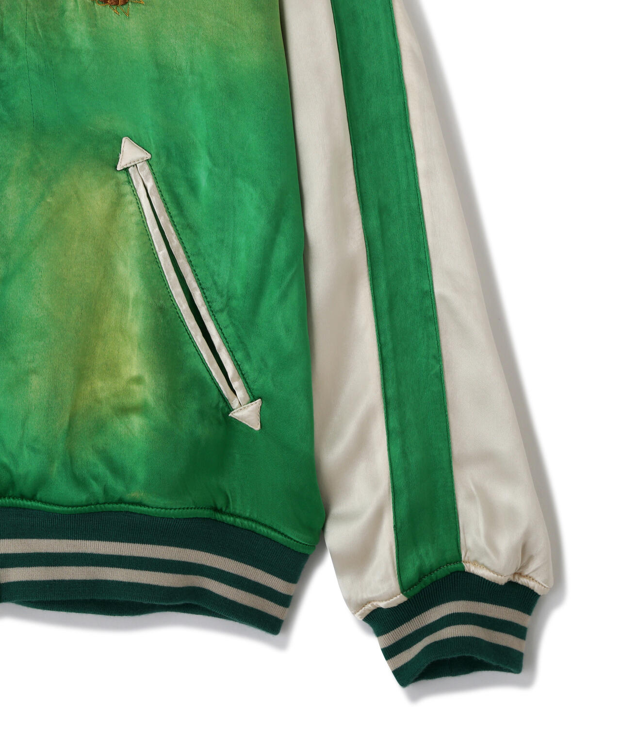 未使用タグ付き　Schott エイジング　スカジャン　M 日本地図刺繍 RAYON SUKA ASING JACKET/レーヨン エイジング スカジャン