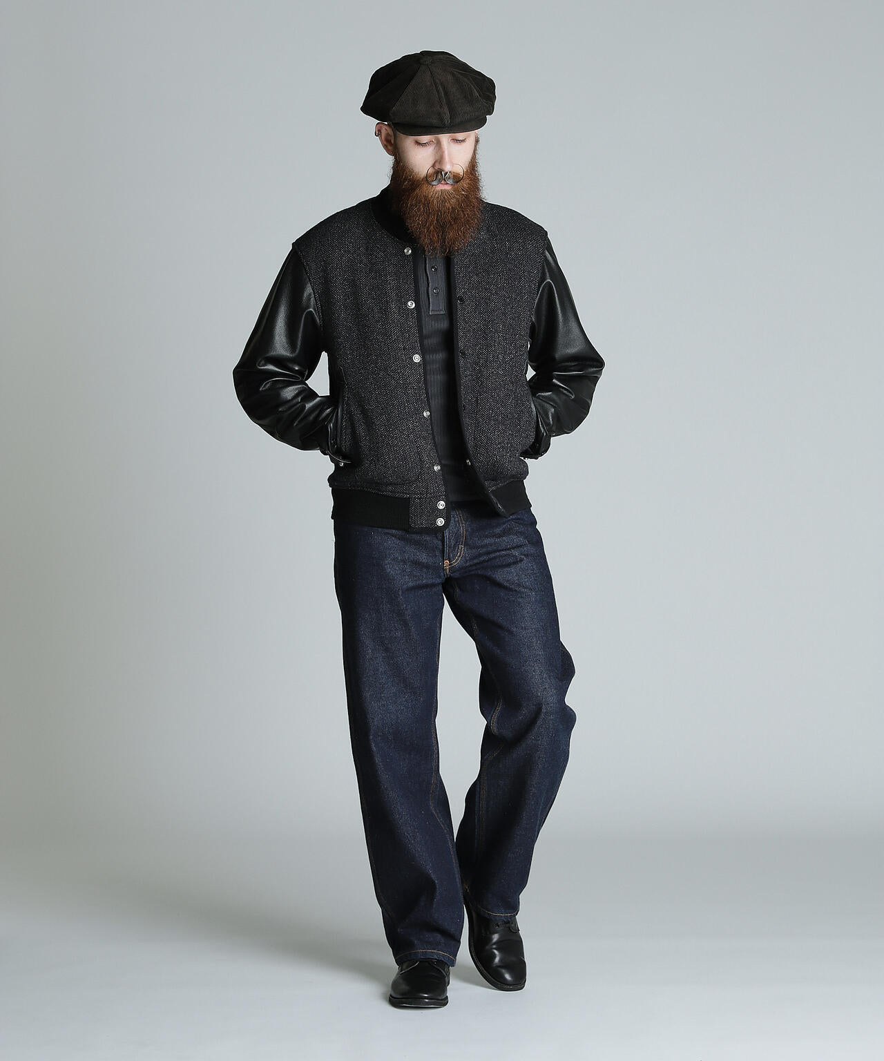 Schott ショット　ビーチクロススタジアムジャケット　XL レザージャケット BEACH CLOTH STADIUM JACKET/ビーチクロス スタジアムジャケット