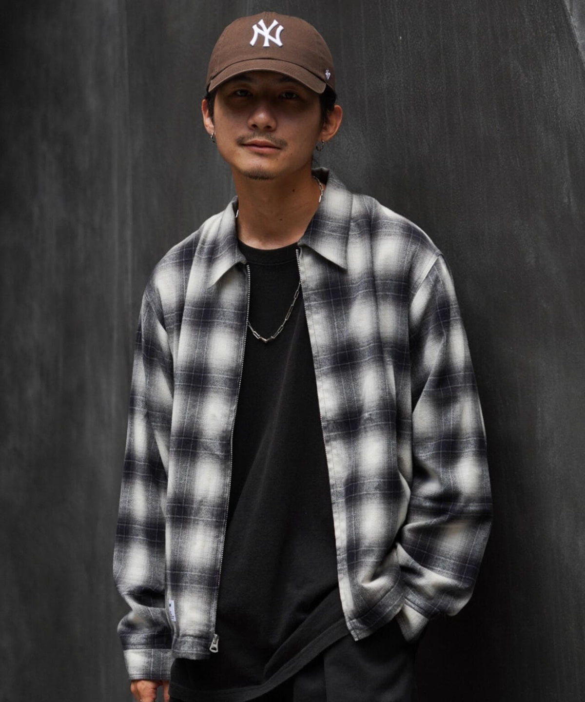 OMBRE CHECK FLANNEL JACKET/オンブレチェック フランネルジャケット 