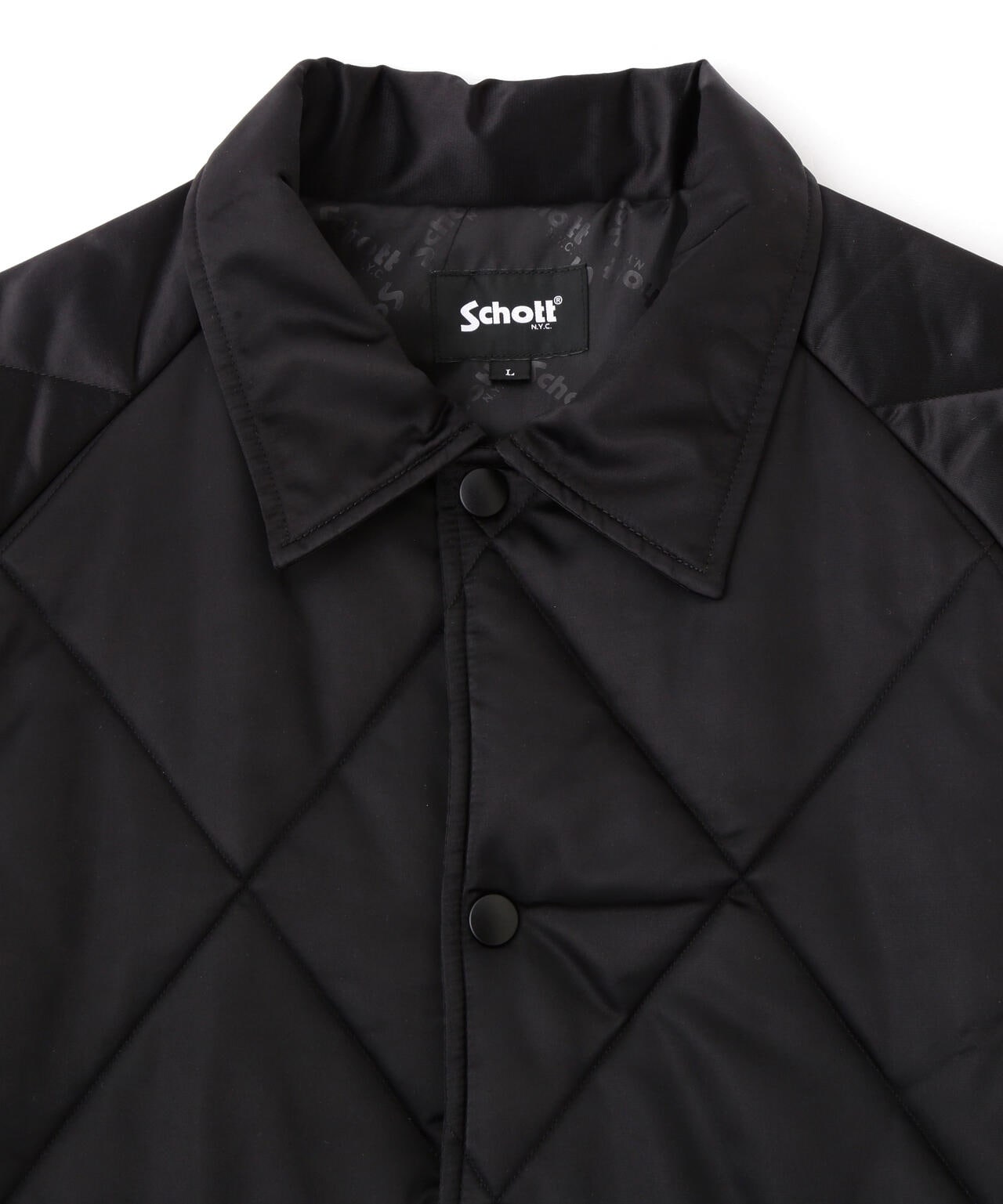QUILT COACH JACKET/キルティング コーチジャケット | Schott