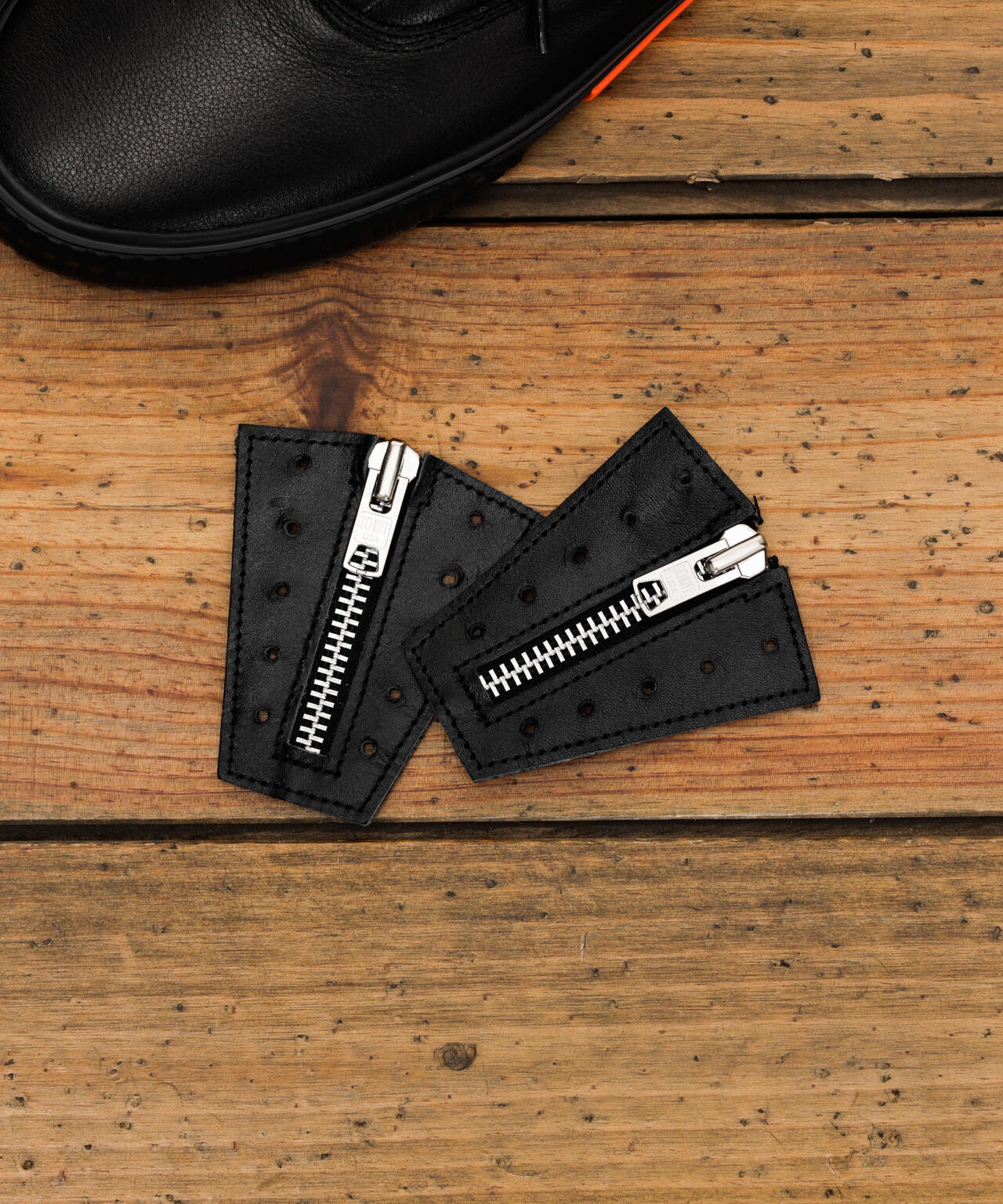 直営店舗限定/LEATHER ZIPPER UNIT/レザージッパーユニット | Schott