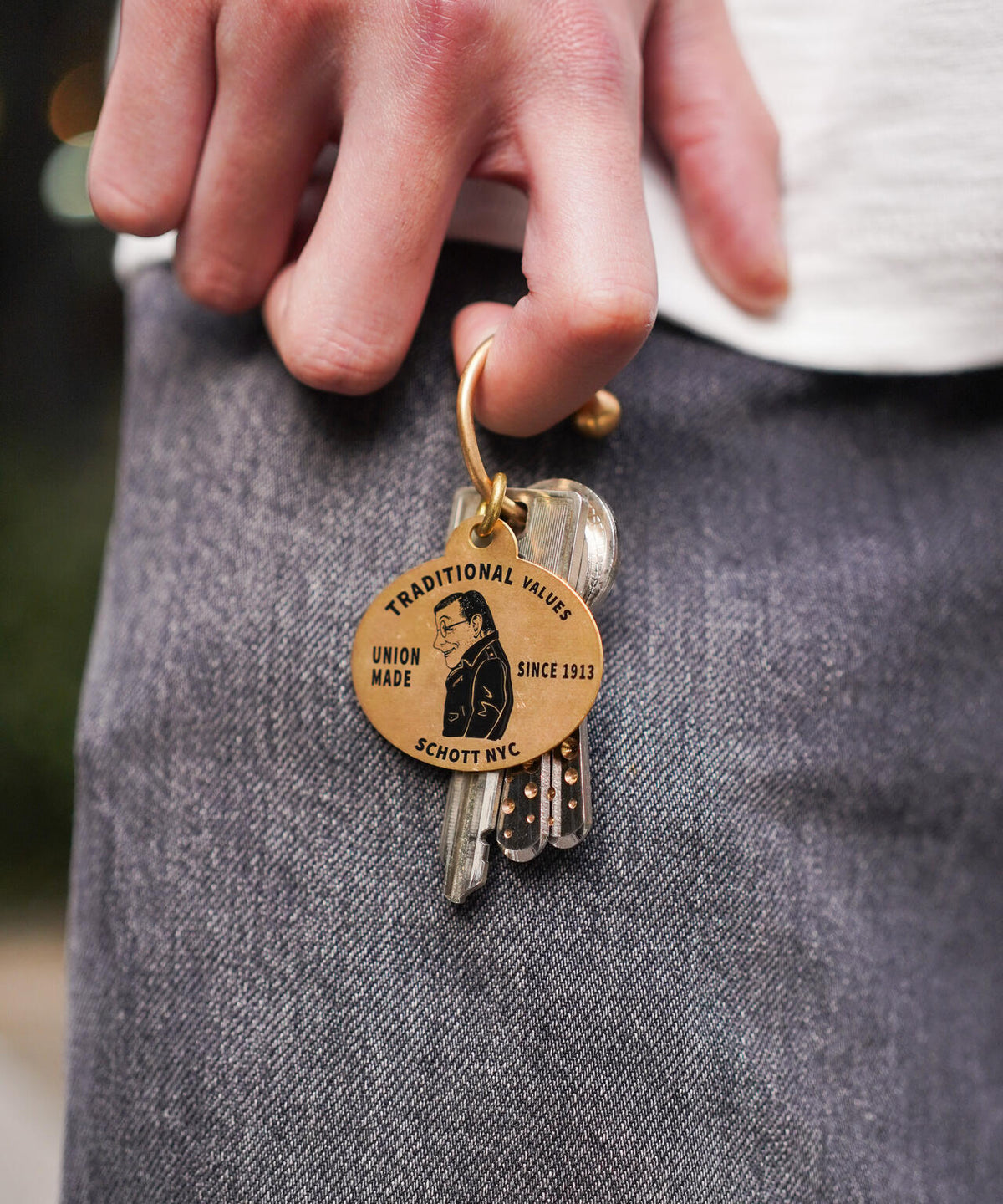 BRASS KEY RING/ブラス キーリング | Schott（ショット） ｜【公式 