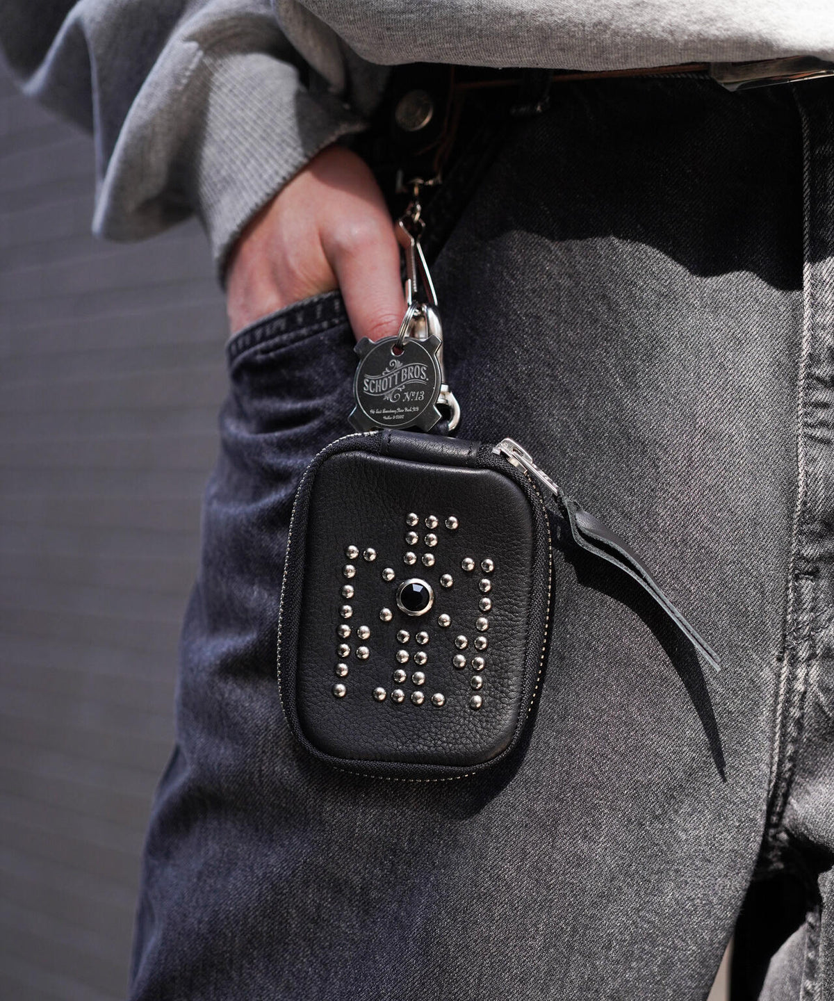EAGLE STUDS LEATHER MALCH CASE/イーグルスタッズ マルチケース 