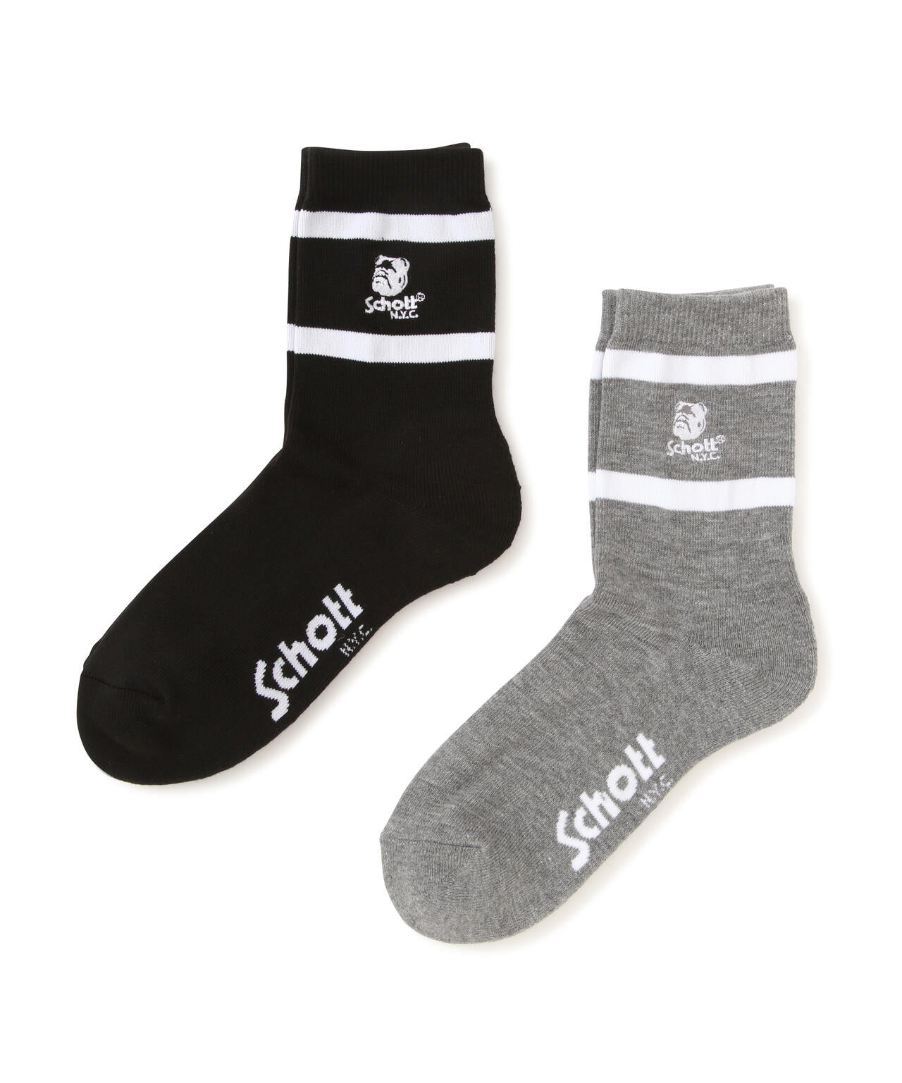 直営限定/HIGT-SOCKS STENCIL BULLDOG/ステンシルブルドッグ