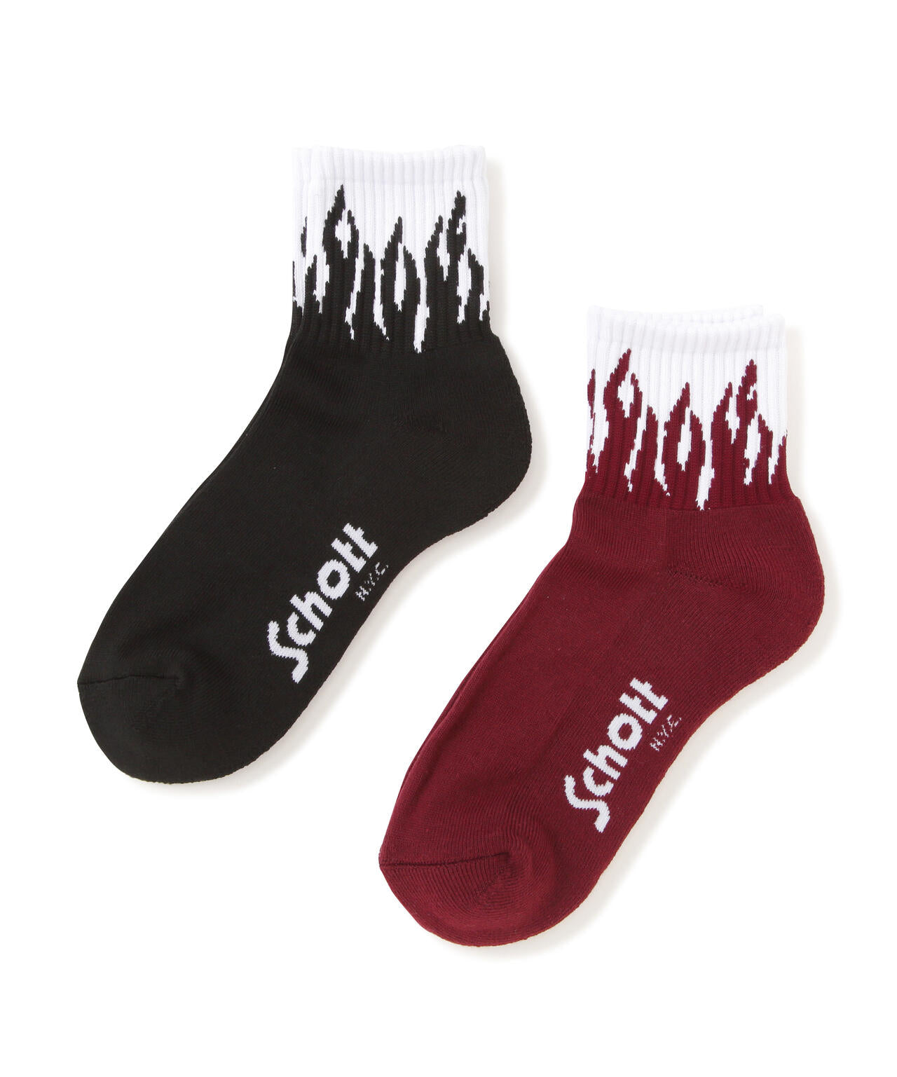 直営限定/FLAME SOCKS/フレイムソックス | Schott（ショット
