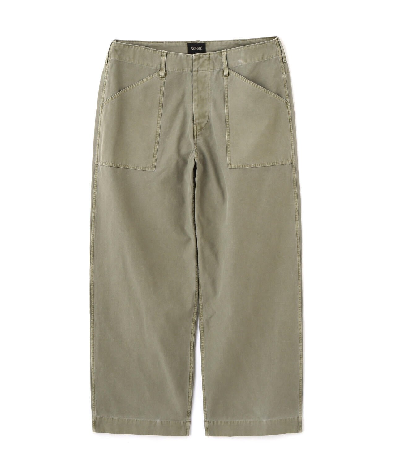 BACK SATIN BAKER TROUSERS/バックサテン ベイカーパンツ | Schott