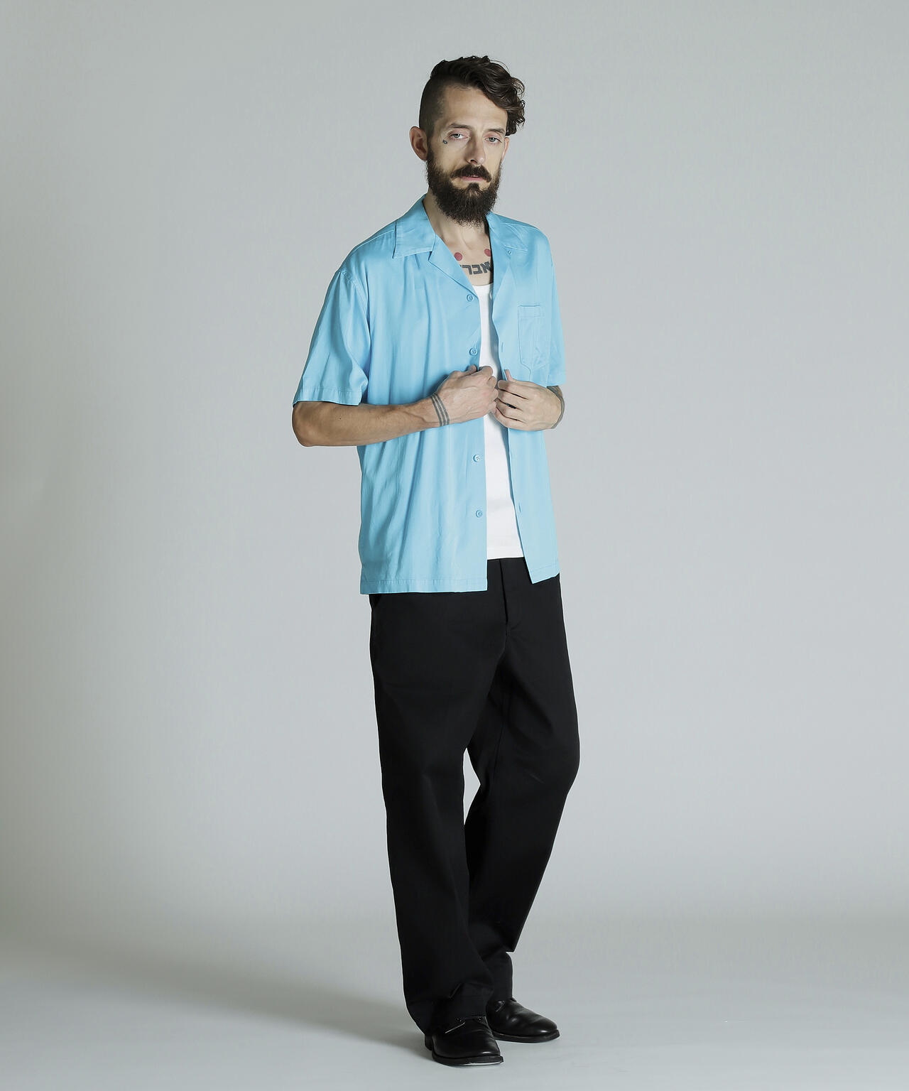 CR PLAIN SHIRT/コットン レーヨン プレーンシャツ | Schott（ショット