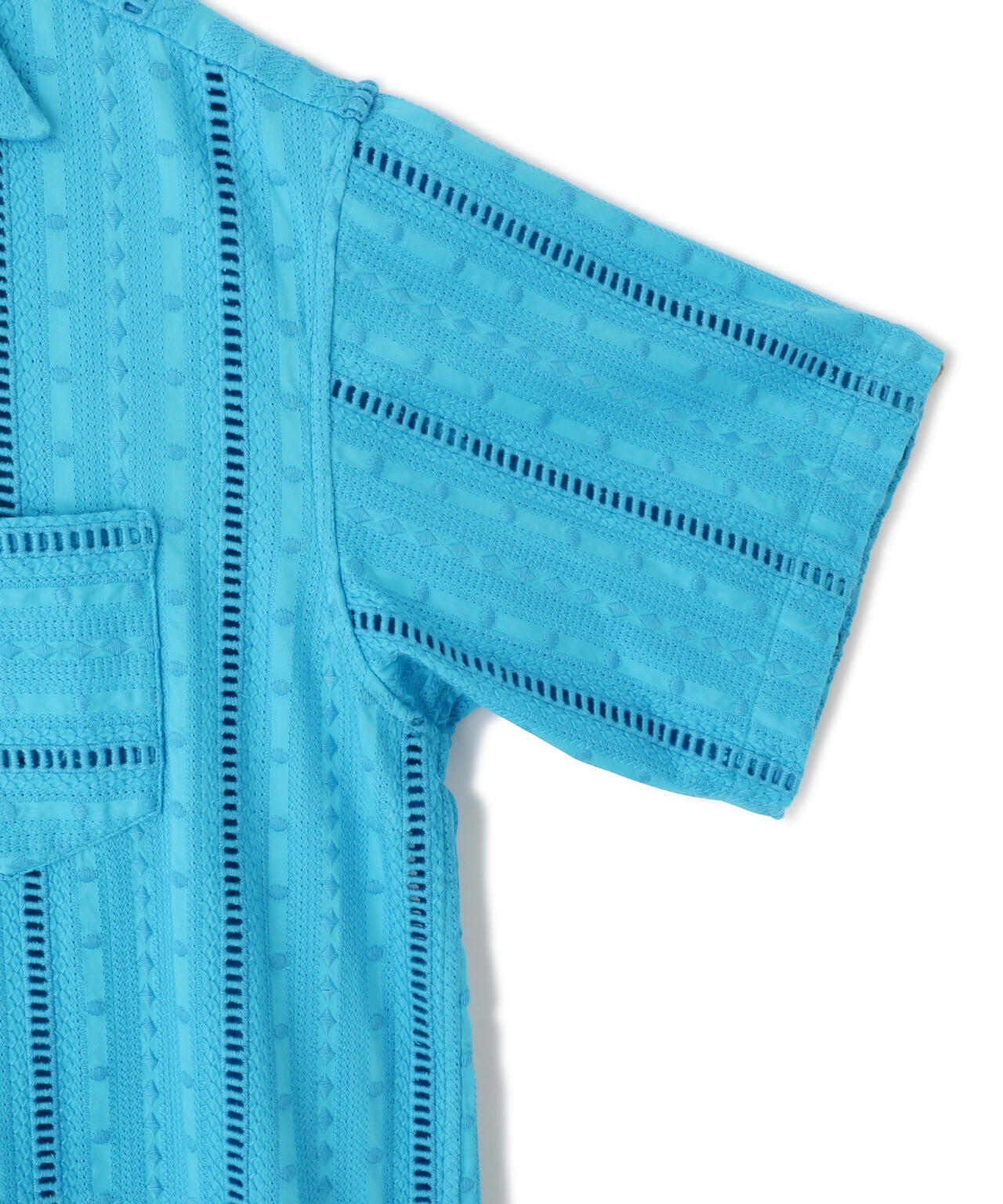 CR SHIRT EMBROIDERY/コットン レーヨン 刺繍シャツ | Schott