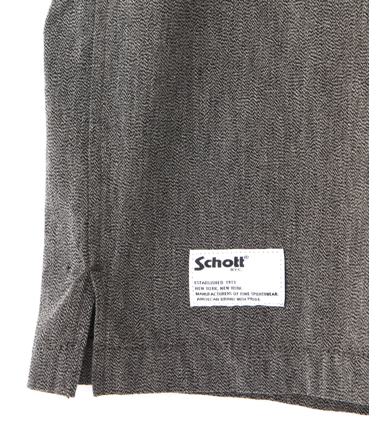 COTTON COVERT SS SHIRT/コットンコバート 半袖 シャツ | Schott