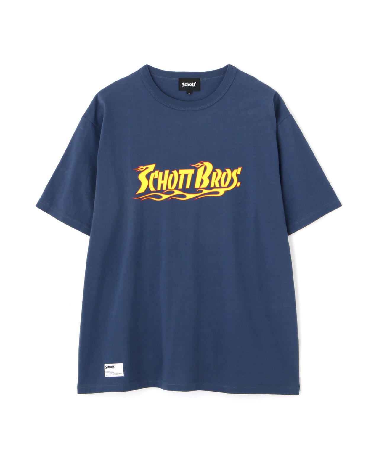 T-SHIRT FLAME LOGO/フレイムロゴ Tシャツ | Schott（ショット