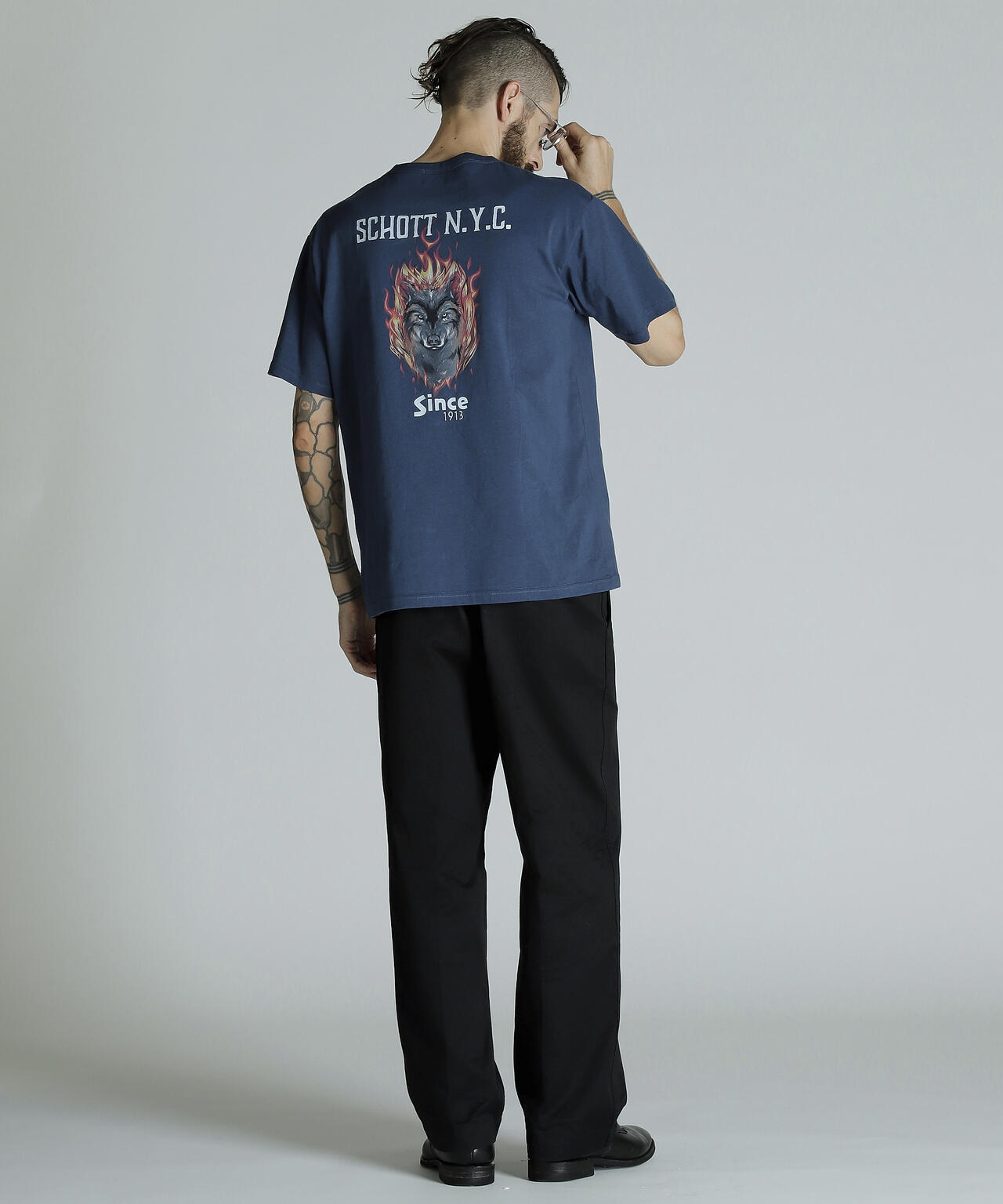 T-SHIRT FIREWOLF/ファイアーウルフ Tシャツ | Schott（ショット