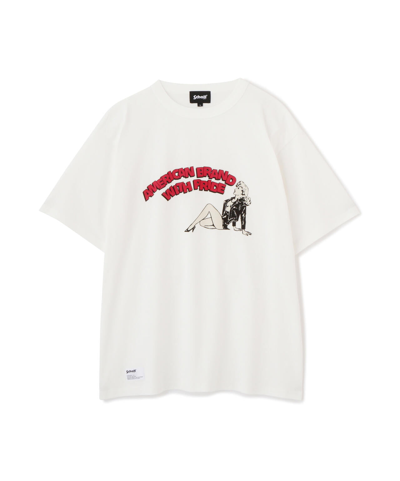 T-SHIRT GIRL/ガール Tシャツ | Schott（ショット） ｜【公式】通販mix