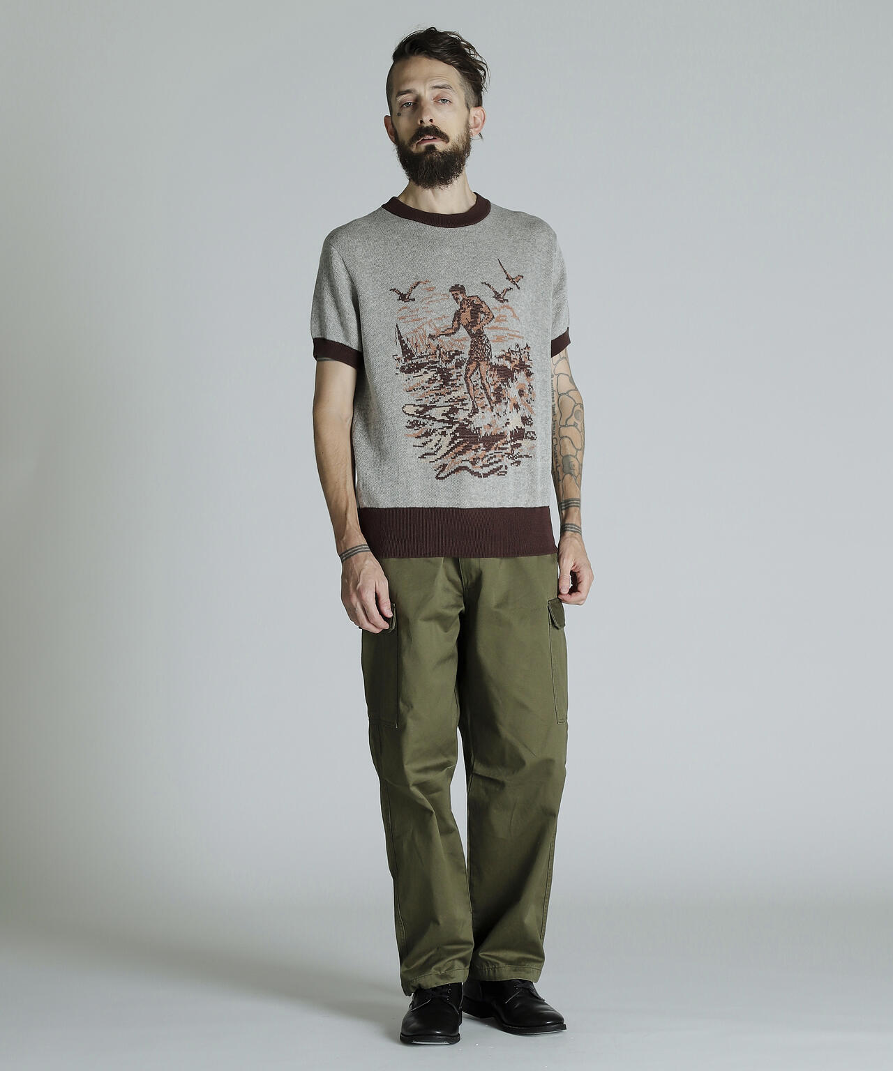 50'S SS KNIT/50'S 半袖ニット | Schott（ショット） ｜【公式