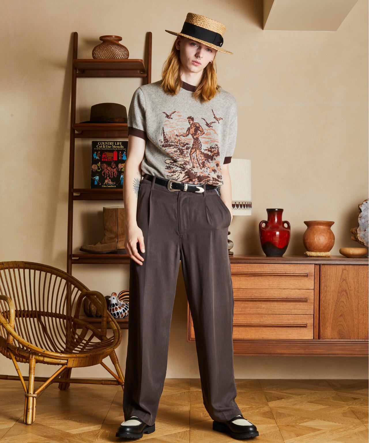 SCHOTT ショット 50'S SS KNIT / 半袖サマーニット / L 50'S SS KNIT/50'S 半袖ニット | Schott（ショット） ｜【公式】通販