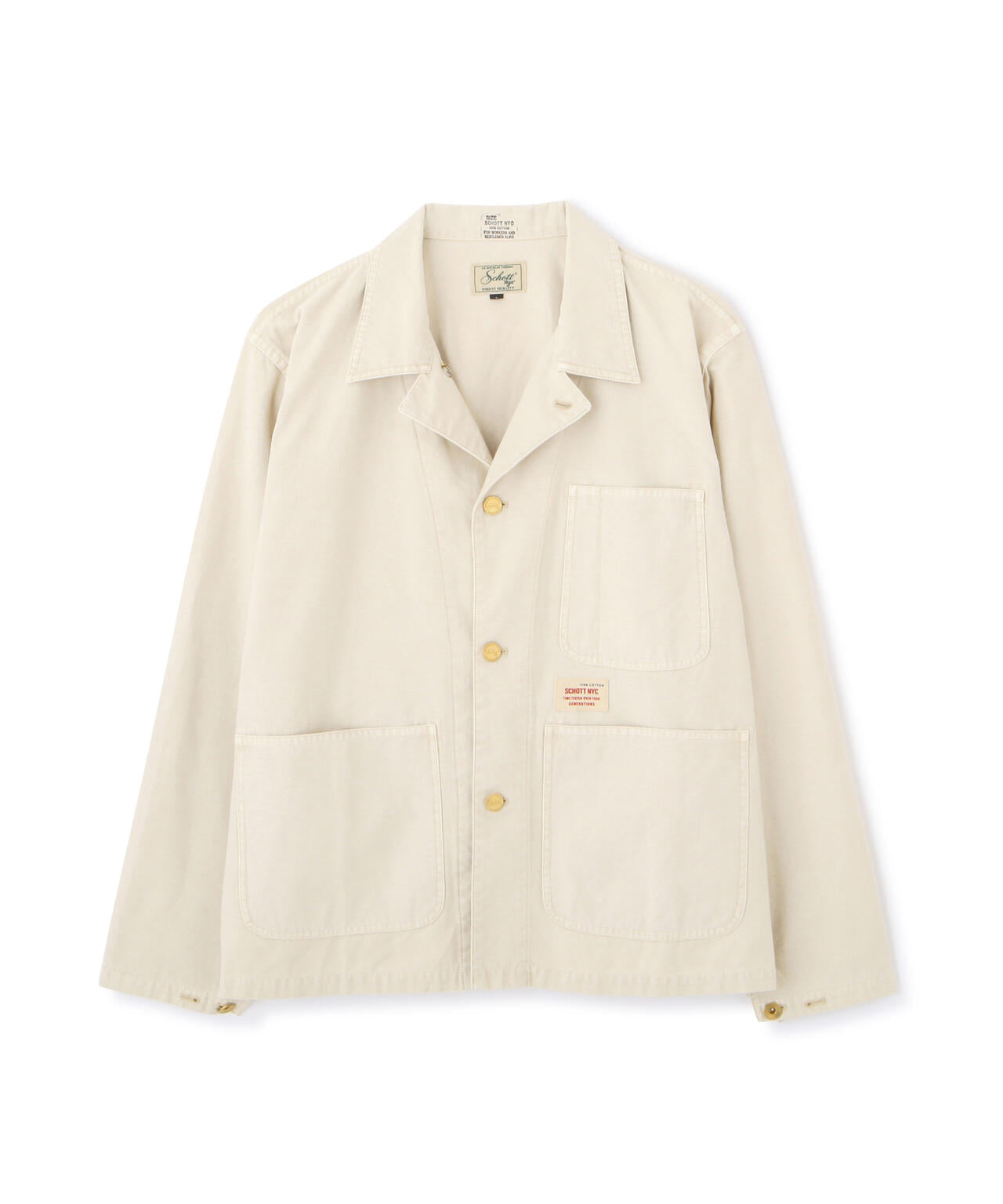 BACK SATIN COVERALL/バックサテン カバーオール | Schott