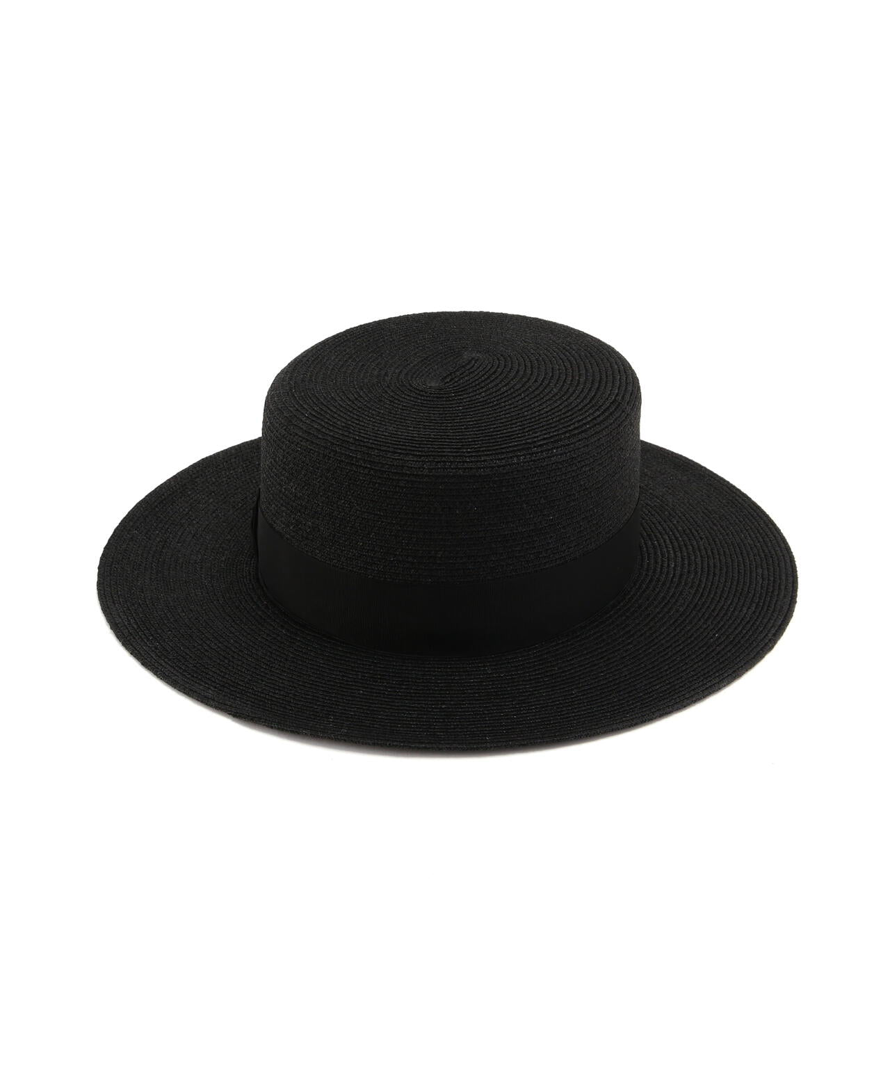 RAFFIA BRAID BOATER HAT/ラフィアブレード ボーダーハット