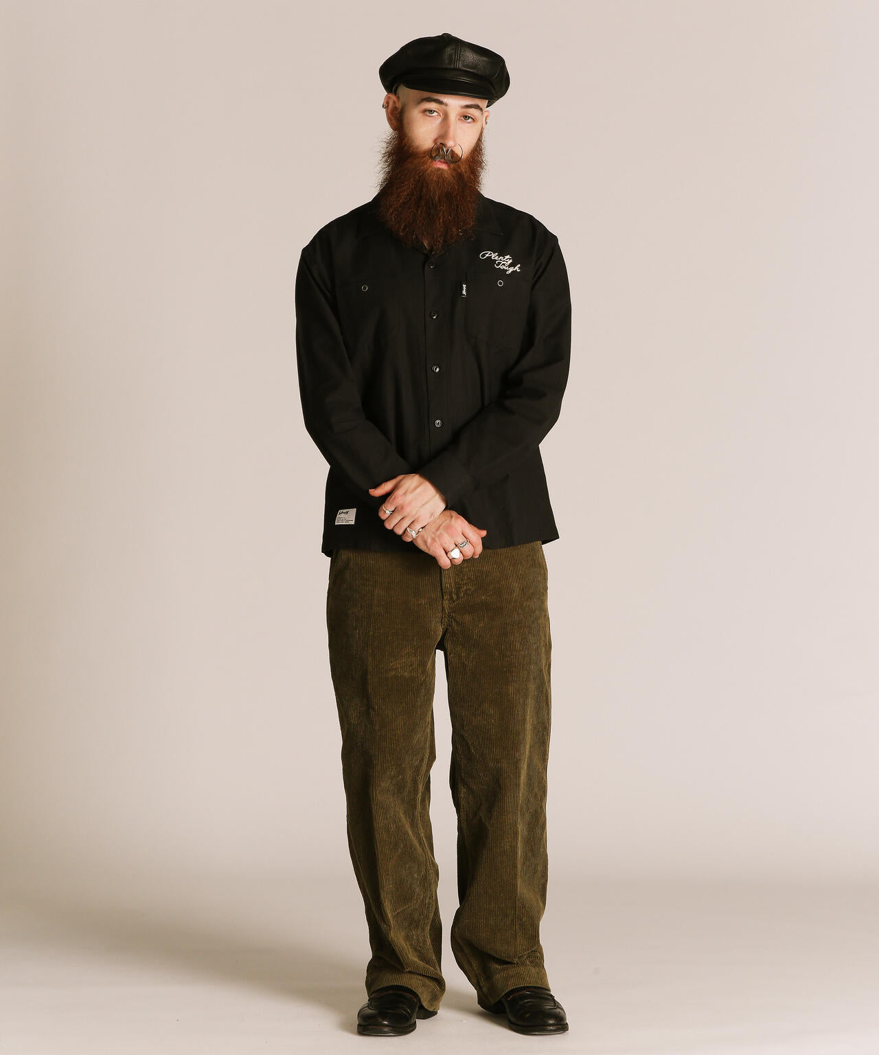 NC WORK SHIRT EMB./エヌシー 刺繍 ワークシャツ | Schott（ショット