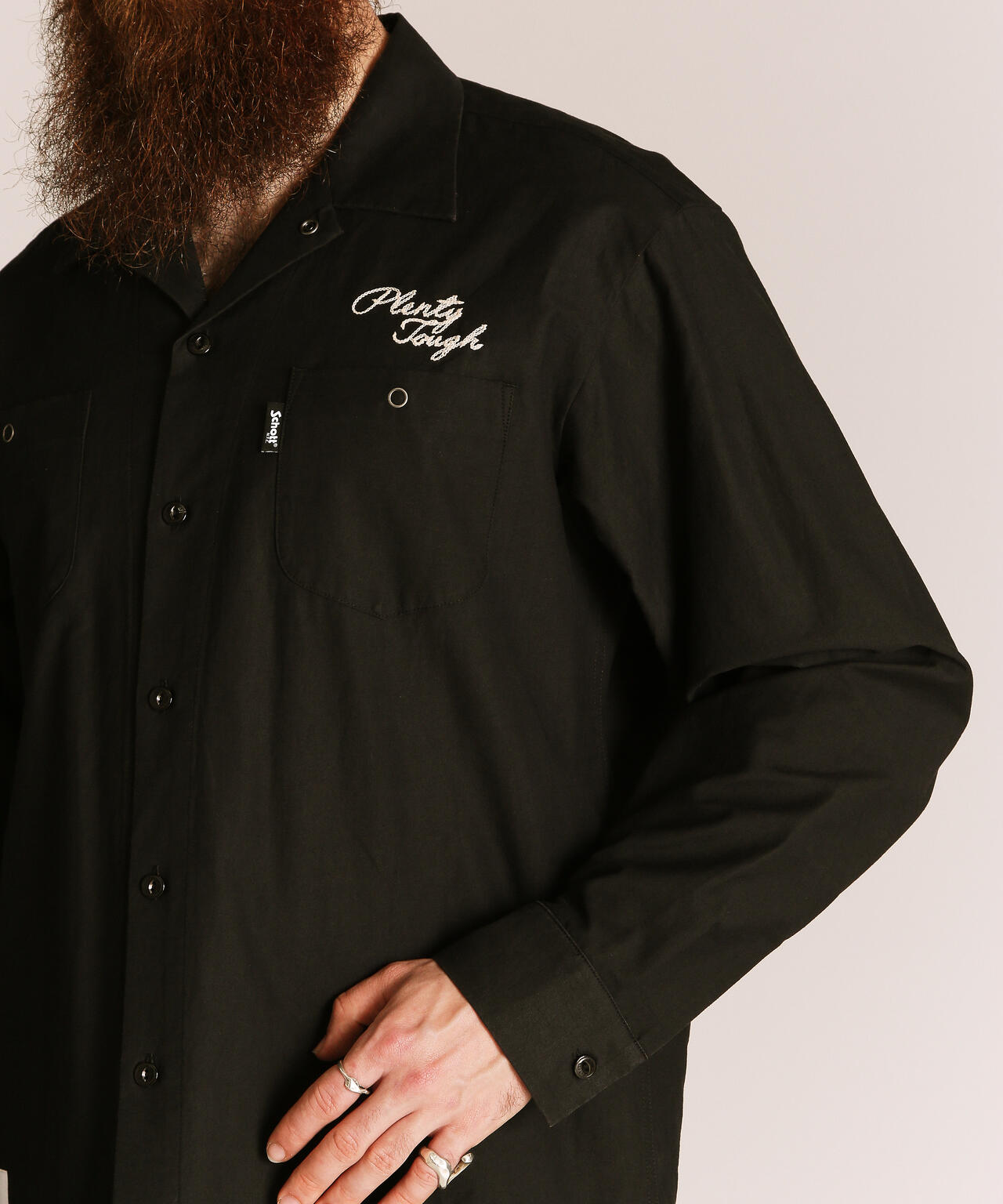 NC WORK SHIRT EMB./エヌシー 刺繍 ワークシャツ | Schott（ショット