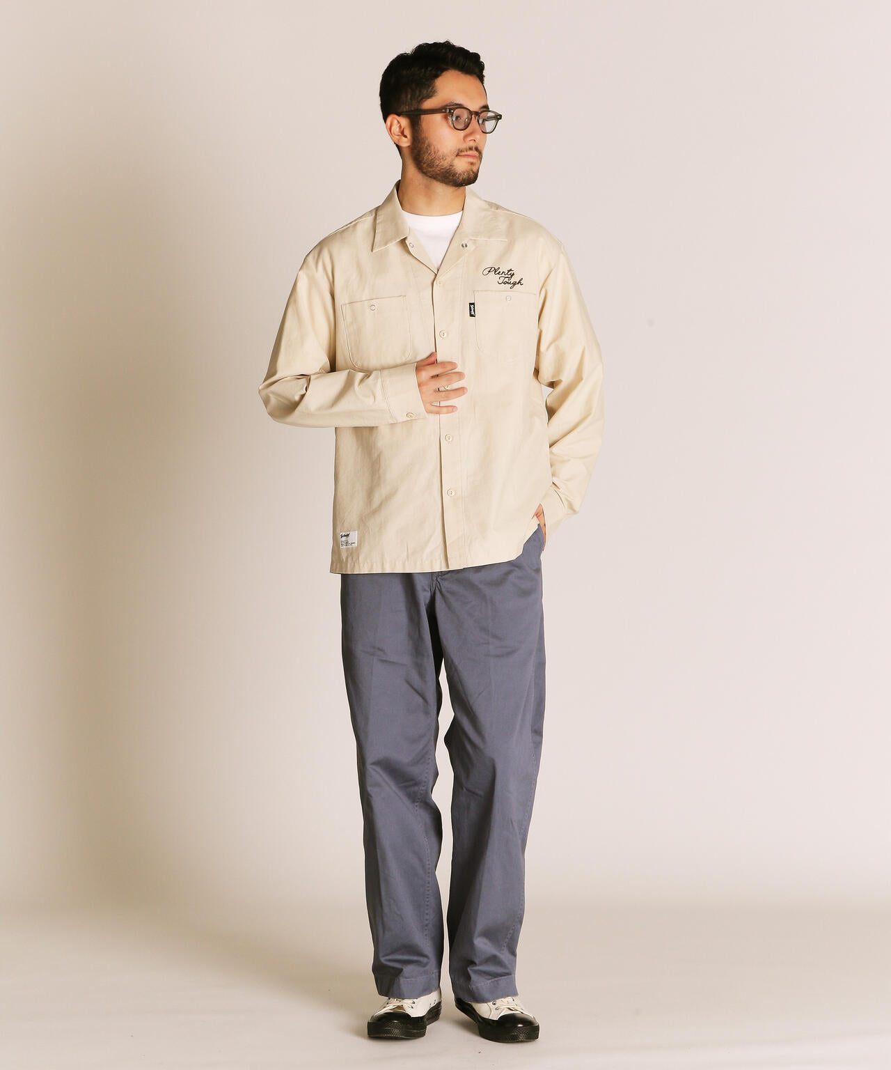 ショット（Schott）/NC WORK SHIRT EMB．／エヌシー 刺繍 ワークシャツ NC WORK SHIRT EMB./エヌシー 刺繍 ワークシャツ | Schott（ショット