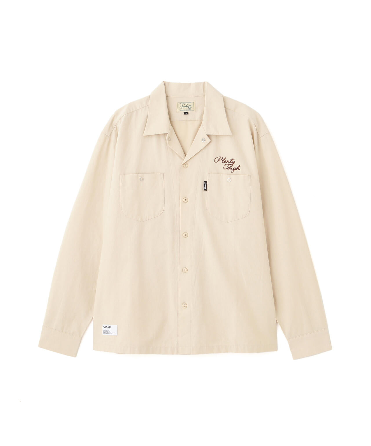 NC WORK SHIRT EMB./エヌシー 刺繍 ワークシャツ | Schott（ショット