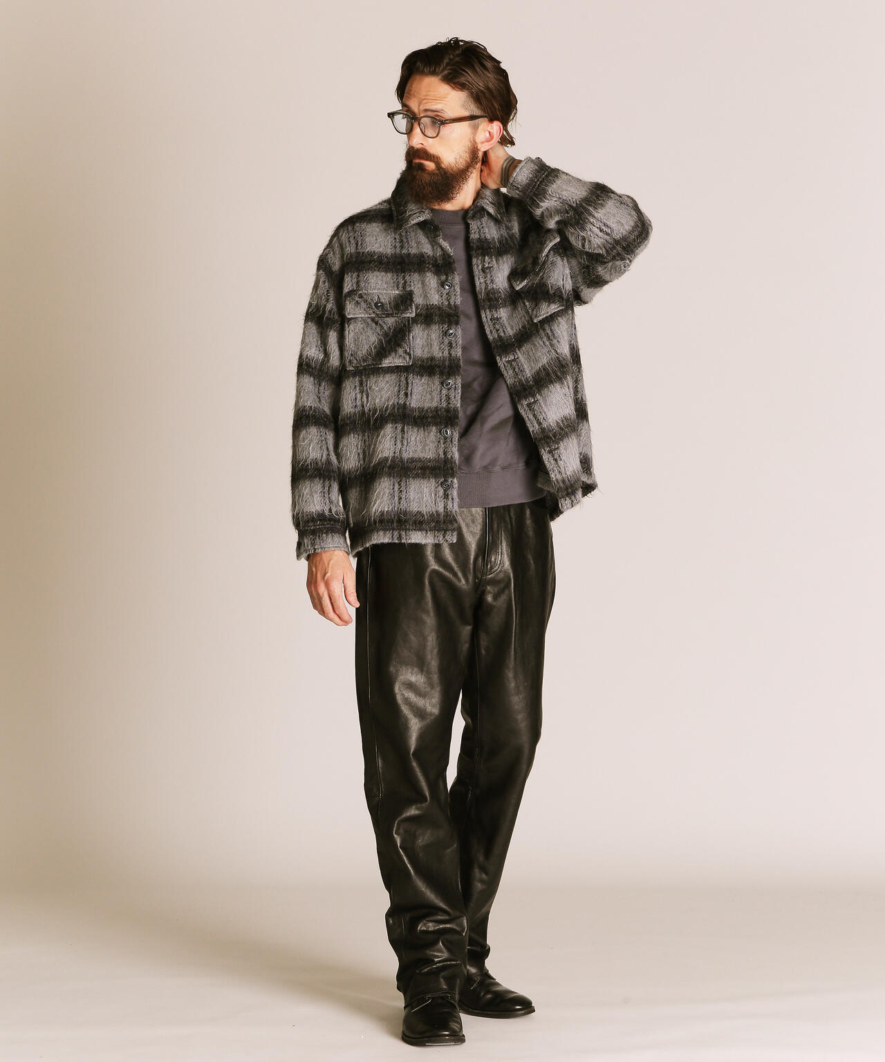 SHAGGY PLAID SHIRT/シャギー プレイドシャツ | Schott