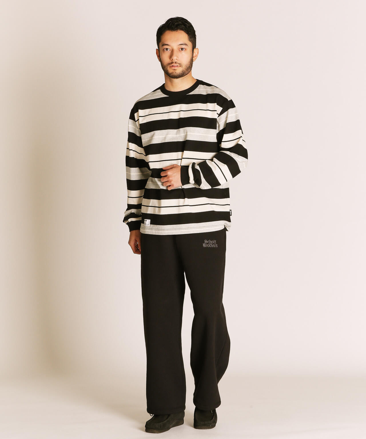 ennoy LS Border longtee （エンノイ ロングTシャツ） ennoy ロングスリーブ ボーダー Tシャツ エンノイ everyone